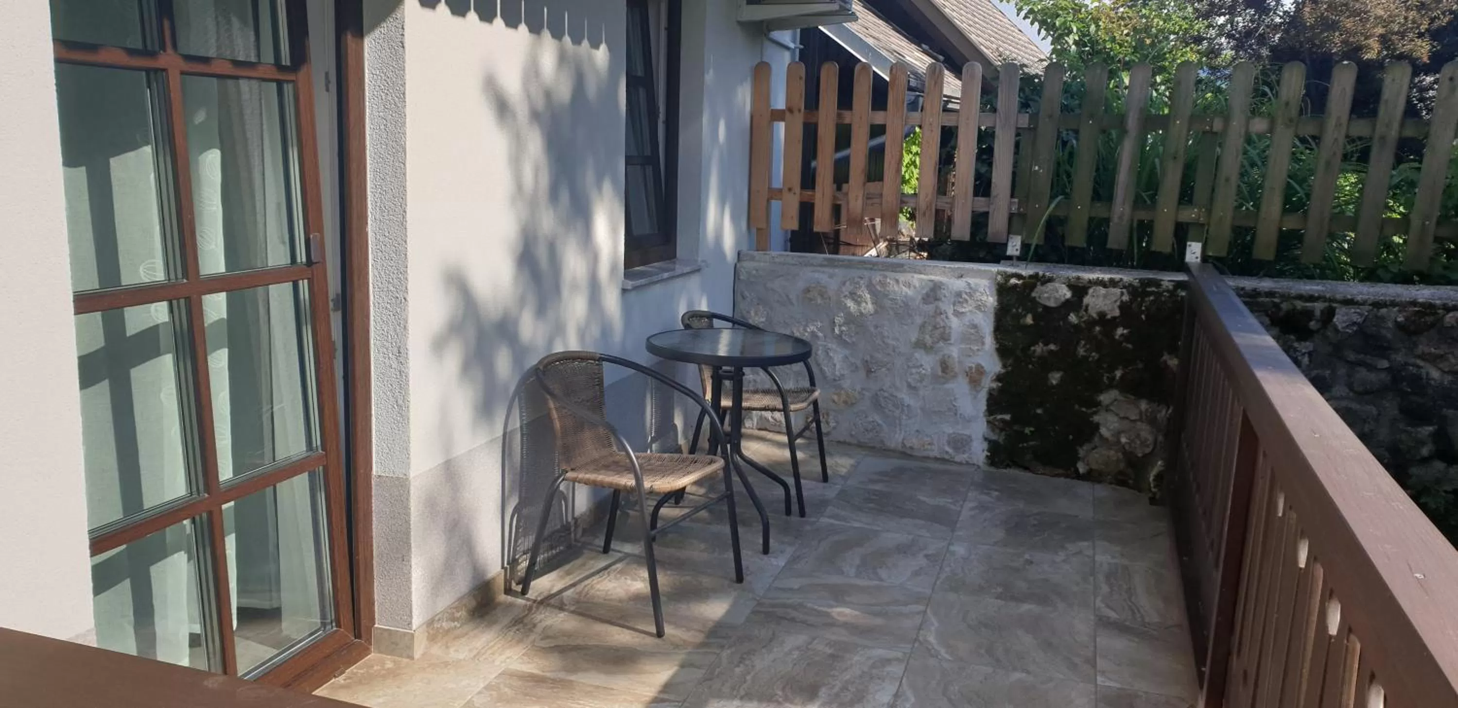 Patio, Balcony/Terrace in B&B Vidmar, Lesce-Bled