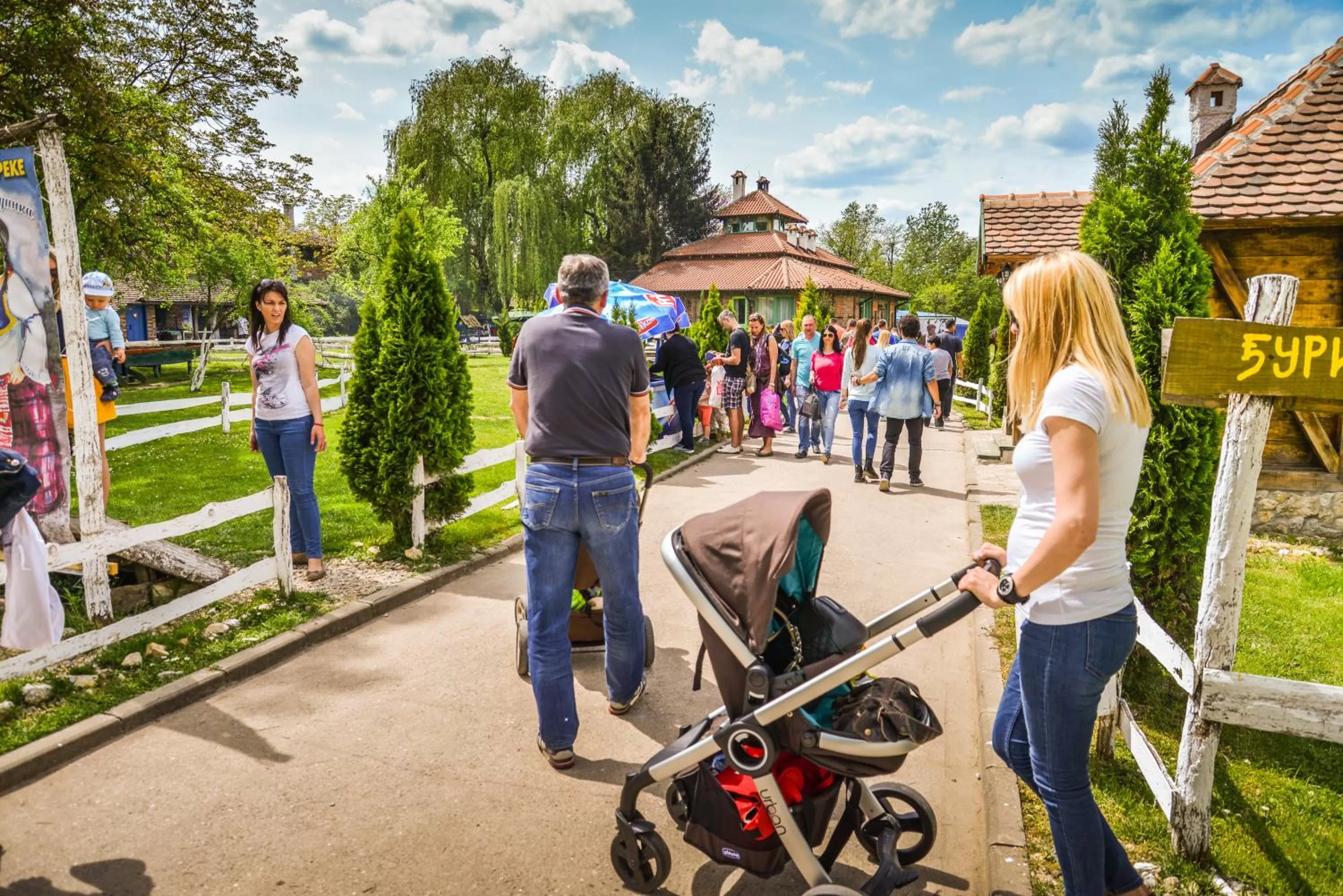 Facade/entrance in B&B Etno Village Sunčana Reka