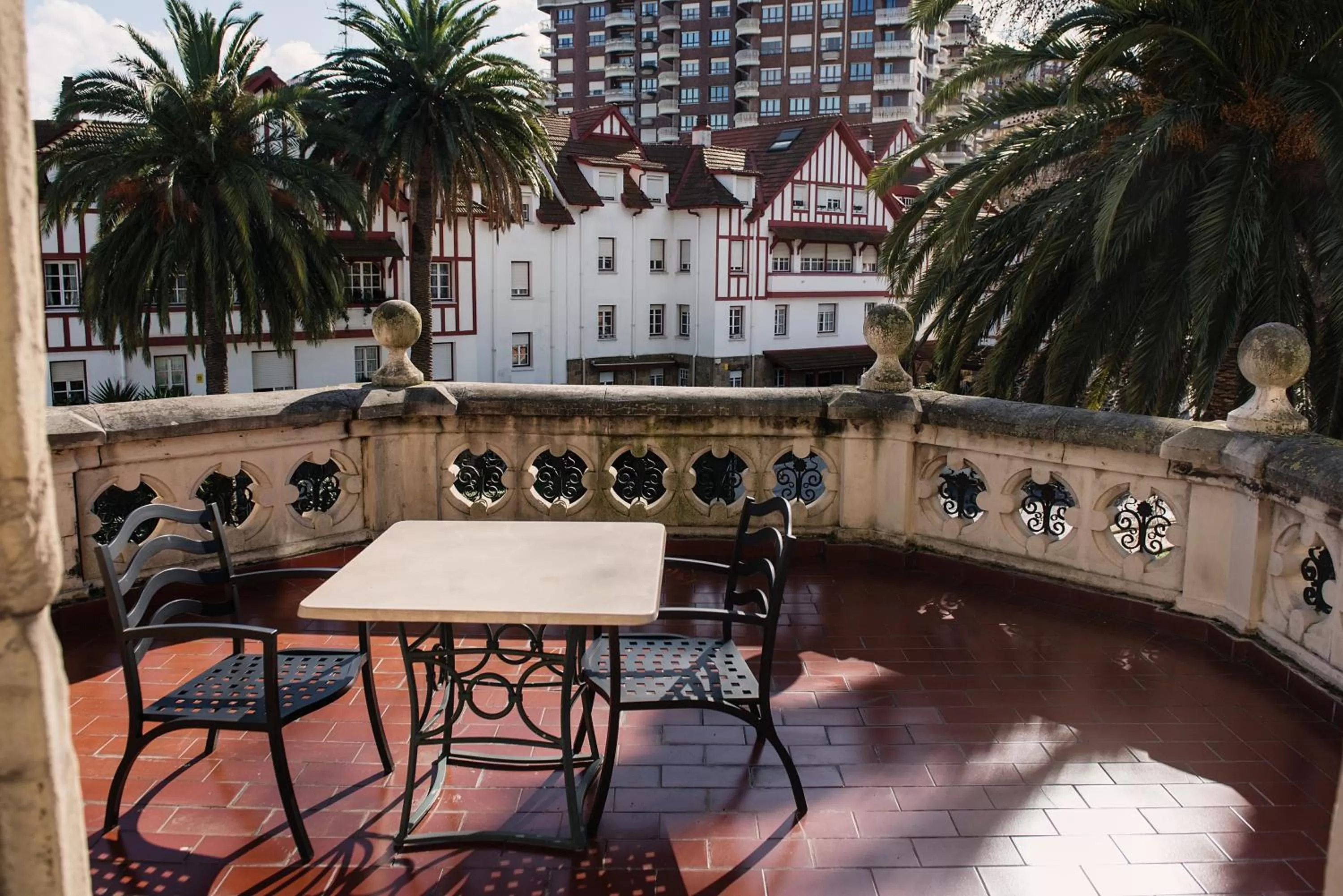 Balcony/Terrace in Hotel URH Palacio de Oriol