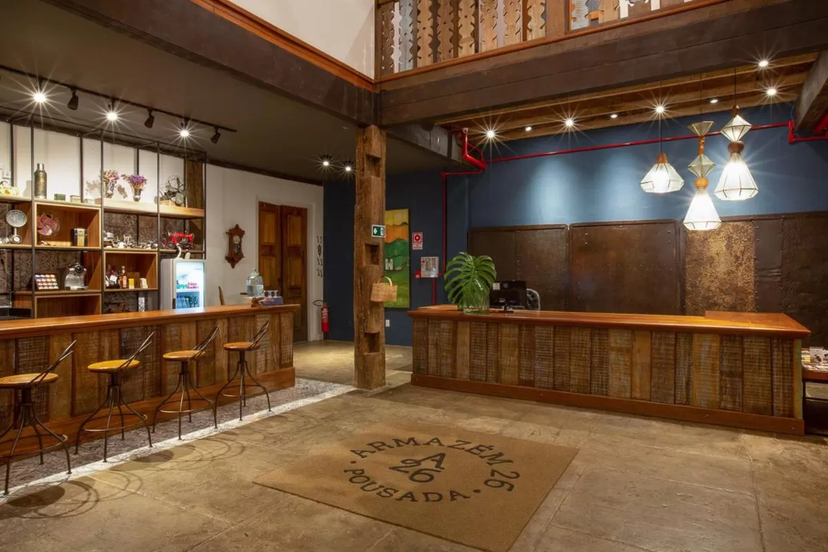 Lobby or reception, Lobby/Reception in Pousada Armazém 26