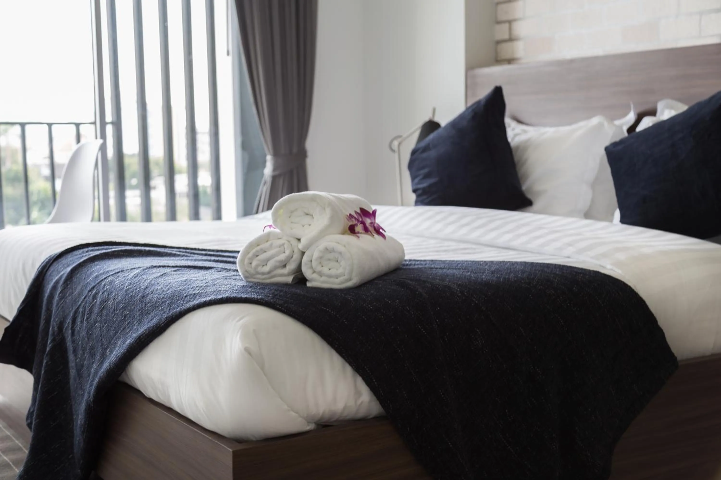 Bedroom, Bed in Q Space Residence