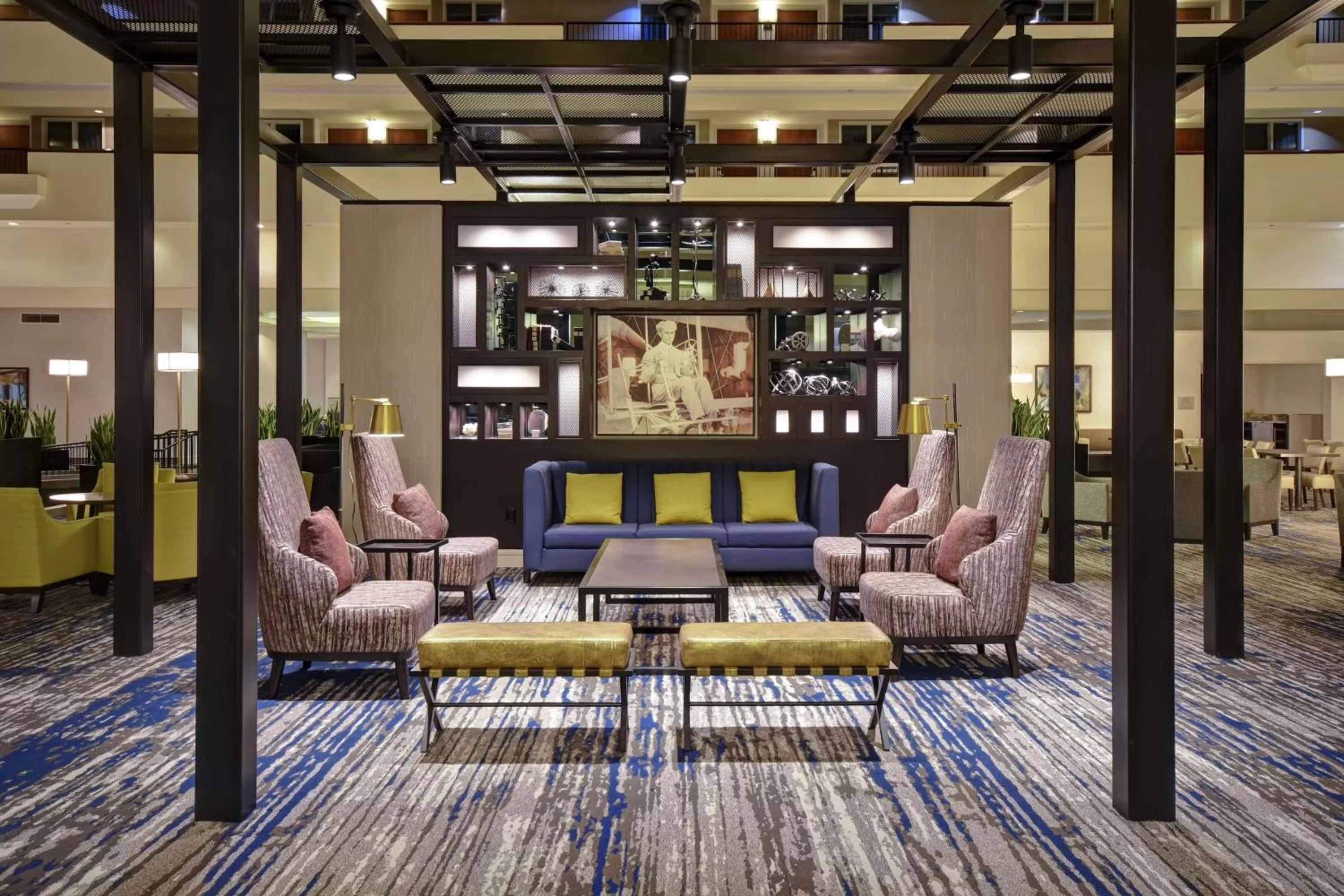 Lobby or reception in Embassy Suites Montgomery - Hotel & Conference Center