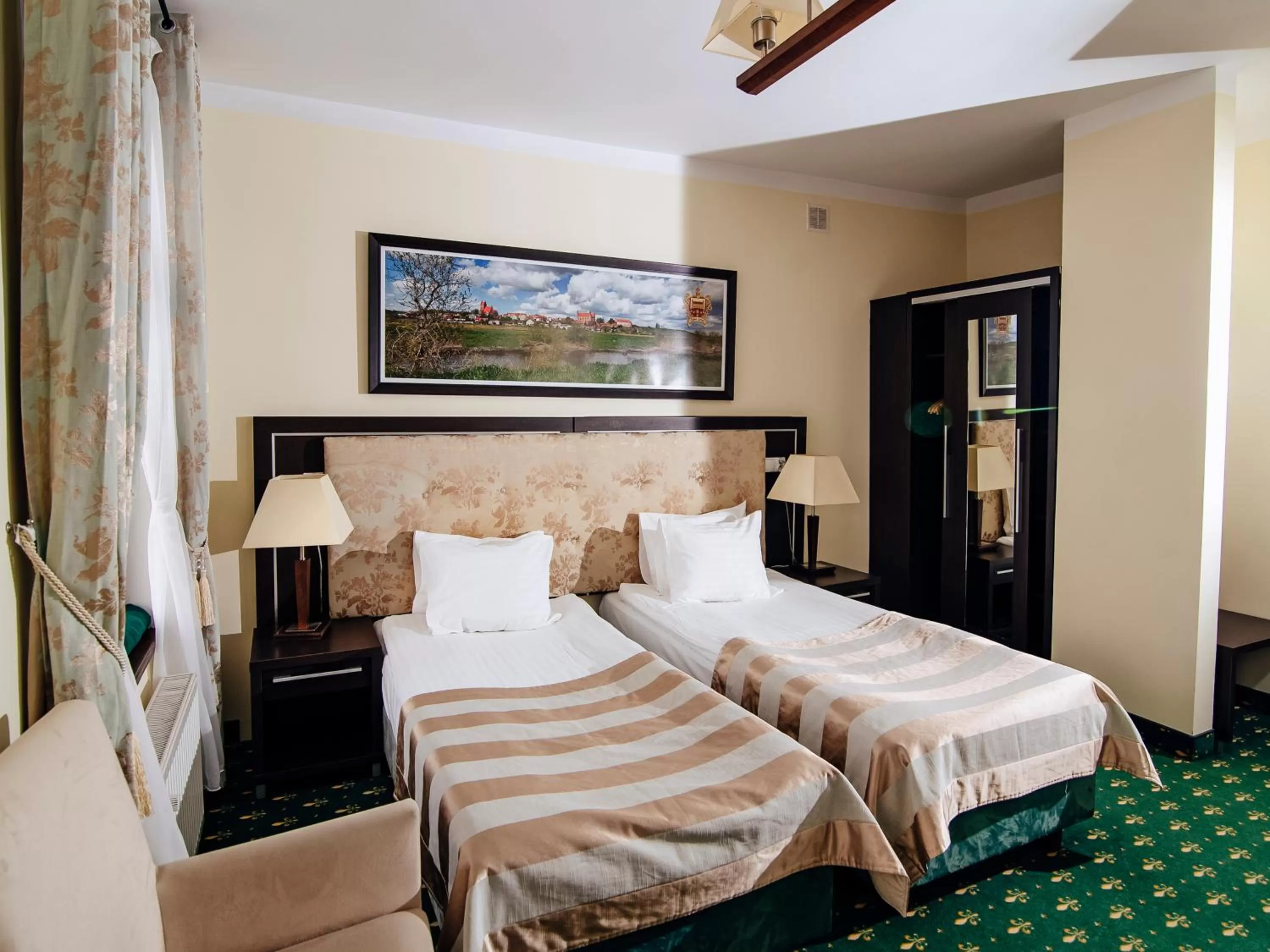 Bed in Hotel Zamek Gniew