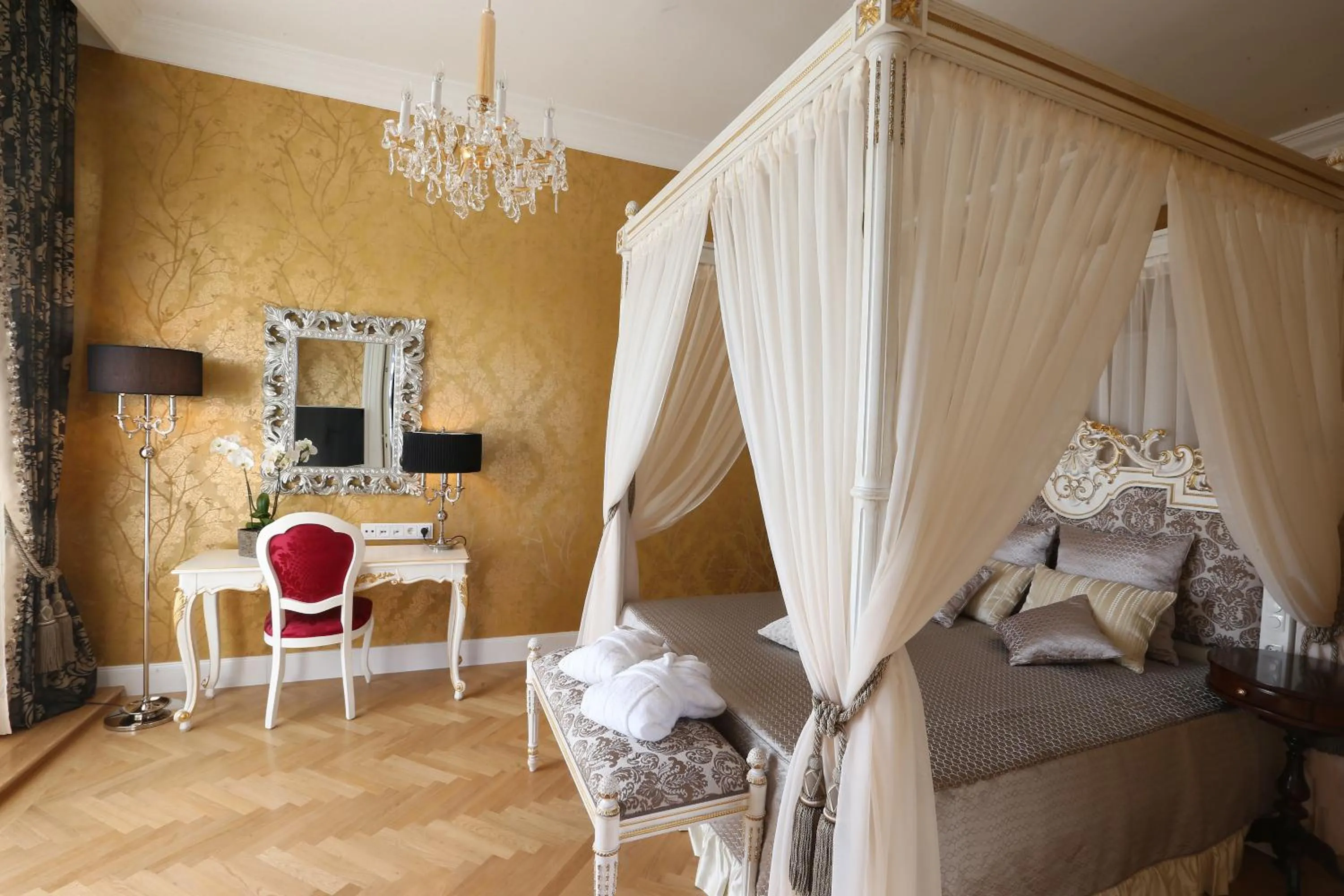 Bed in Schloß Schönbrunn Grand Suite