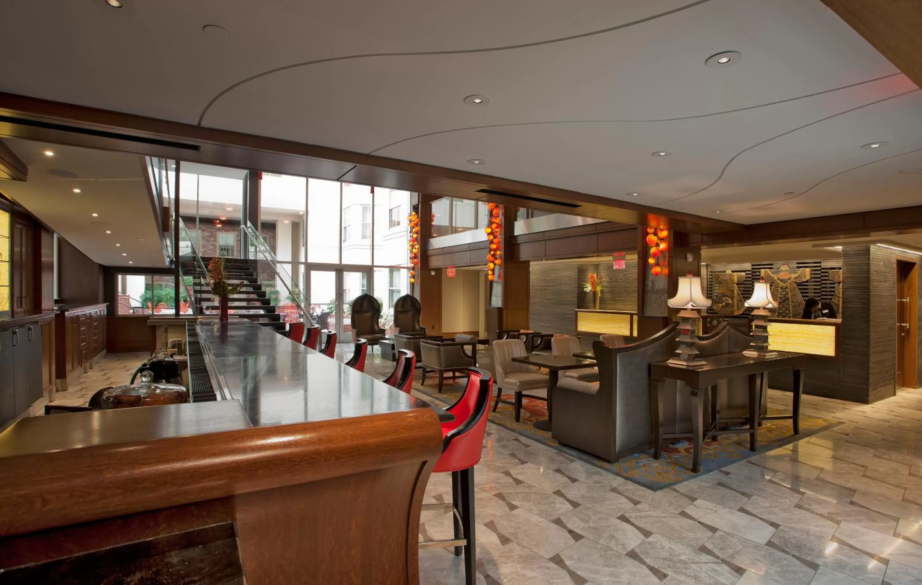 Lobby or reception in Morrison Clark Inn Washington DC Convention Center