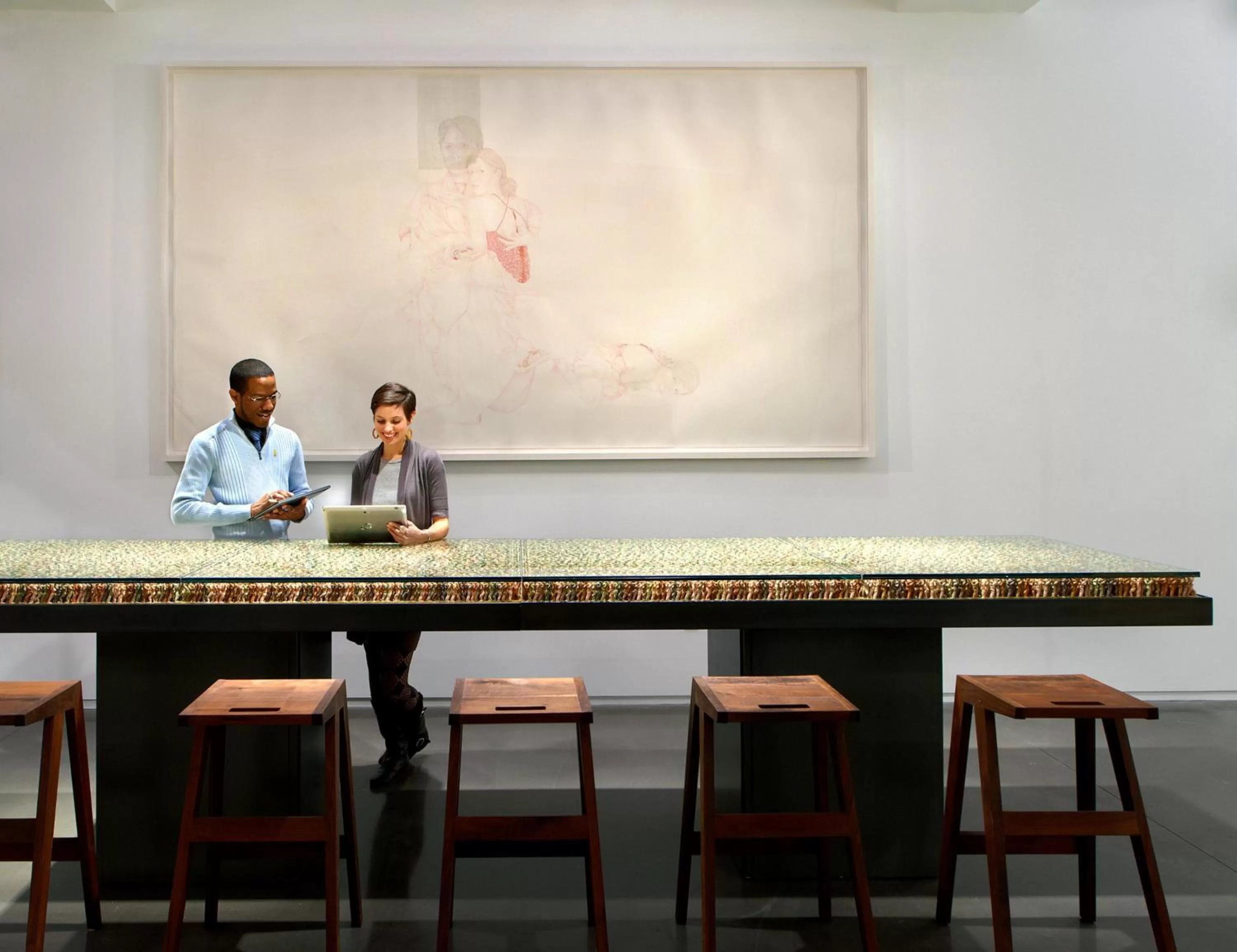 Lobby or reception in 21c Museum Hotel Cincinnati