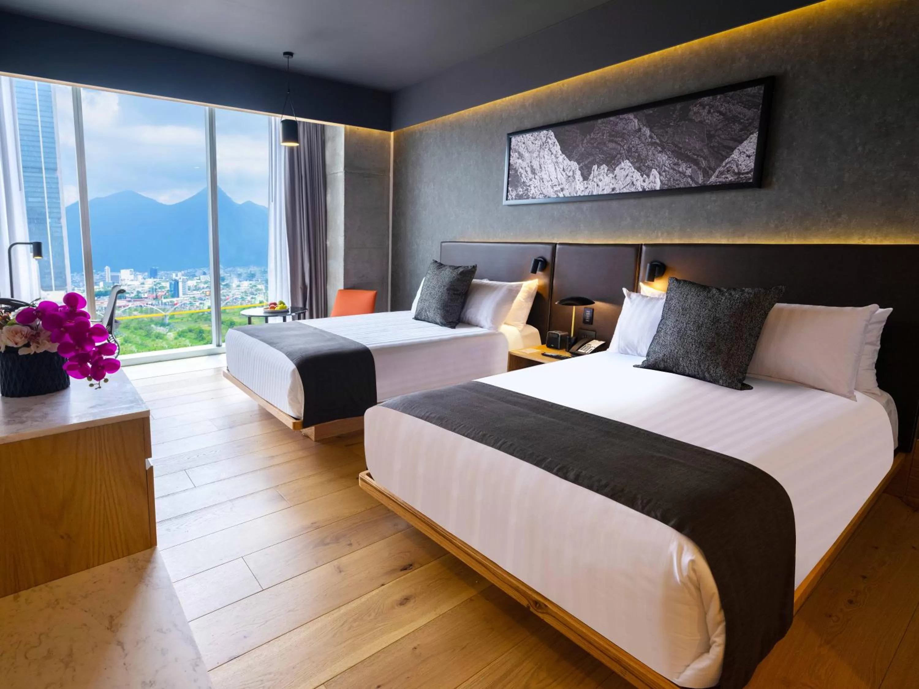 Bedroom, Bed in Galeria Plaza Monterrey