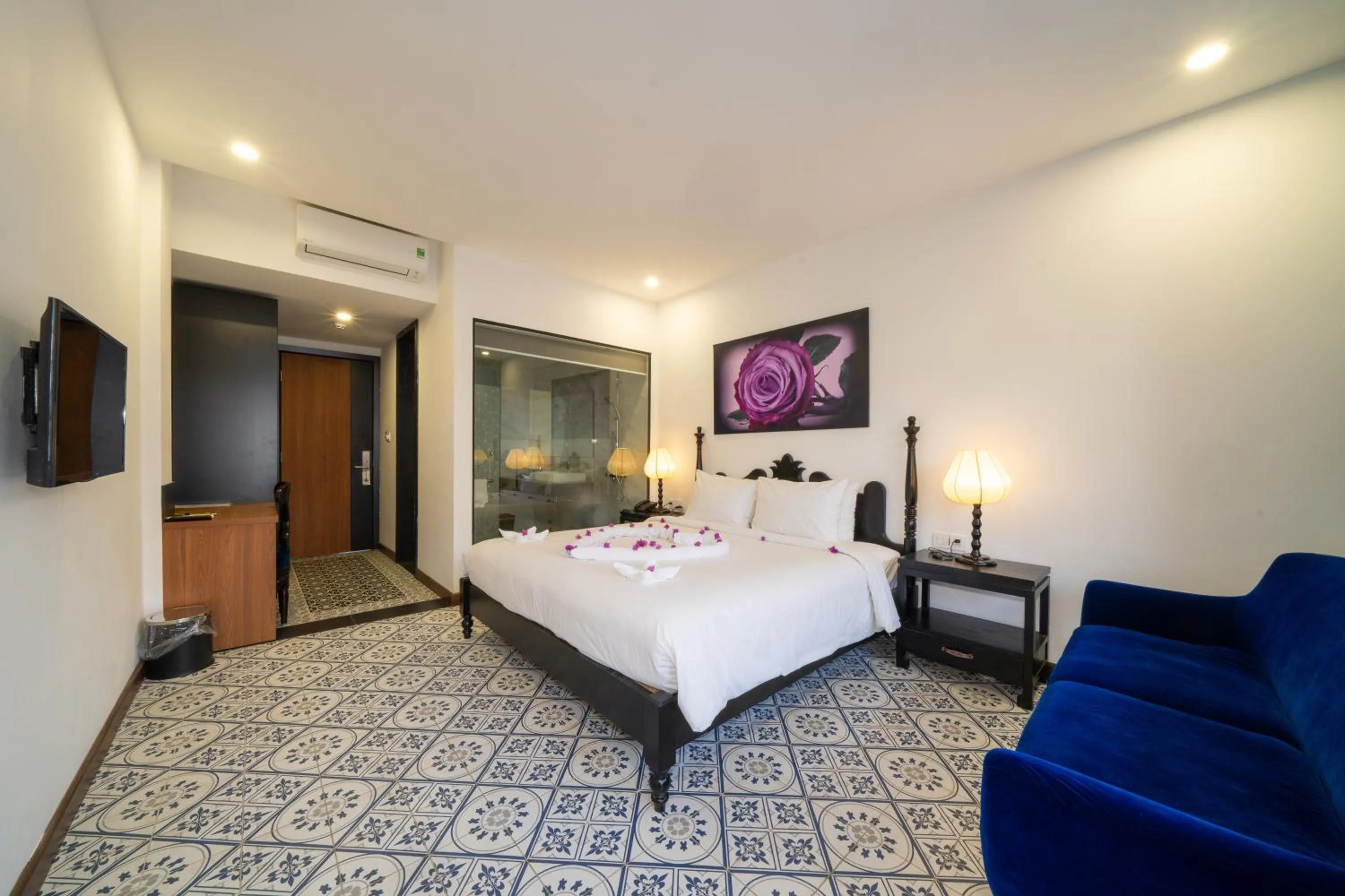 Bedroom, Bed in Thanh Binh Central Hotel