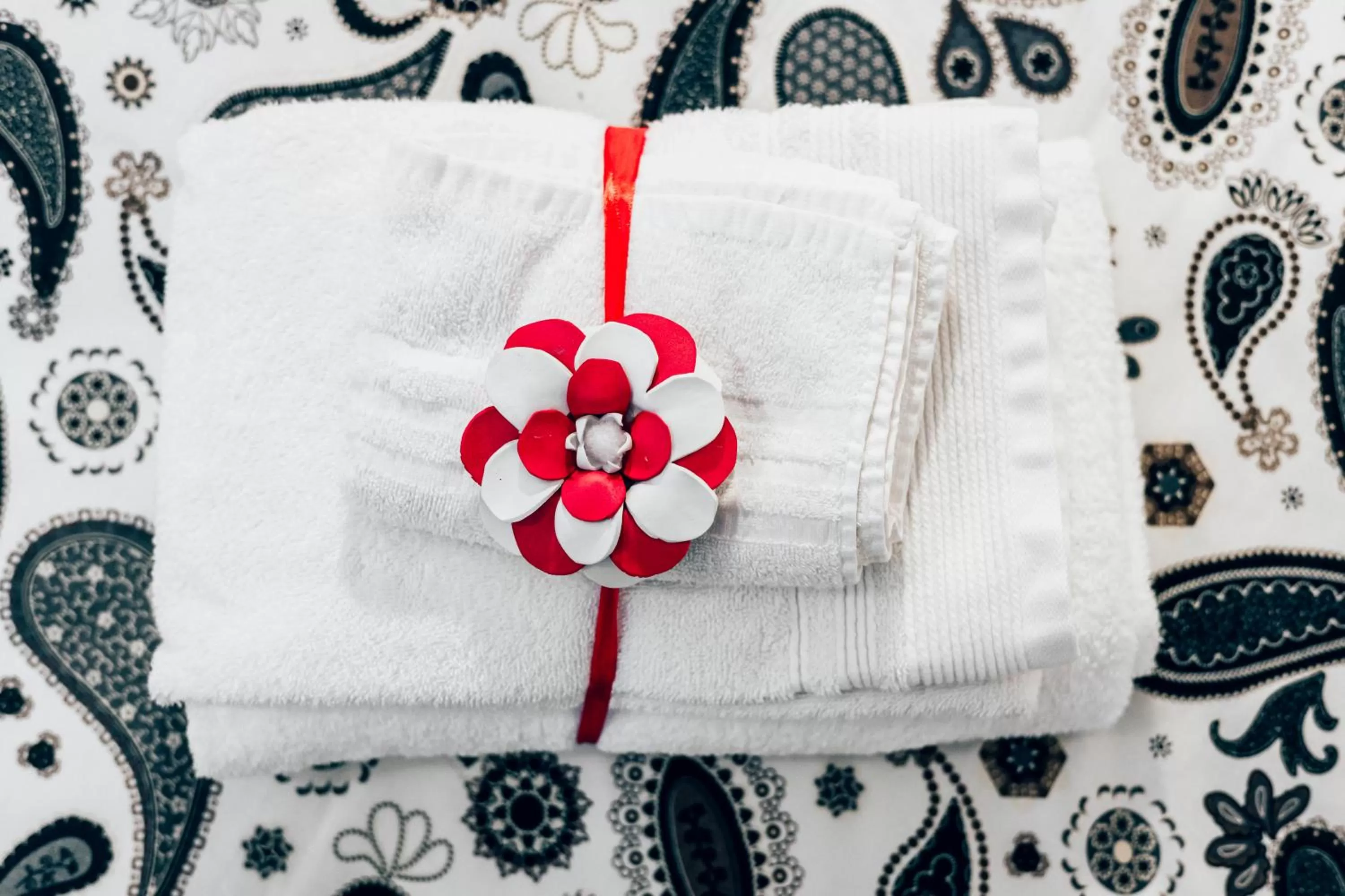 towels in La Casa Del Sole A Mergellina