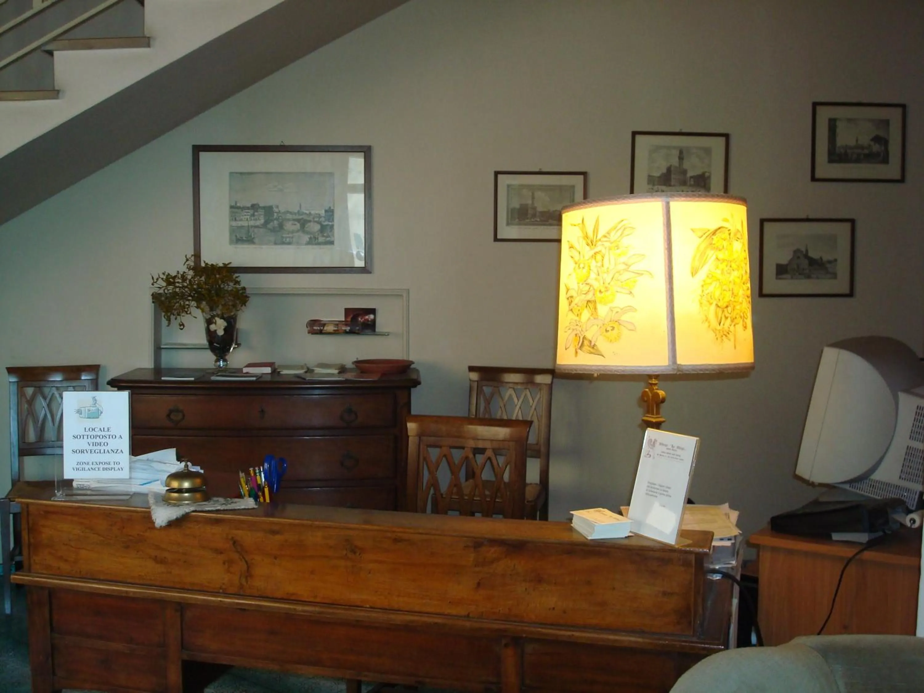 Lobby or reception in Albergo La Sfinge