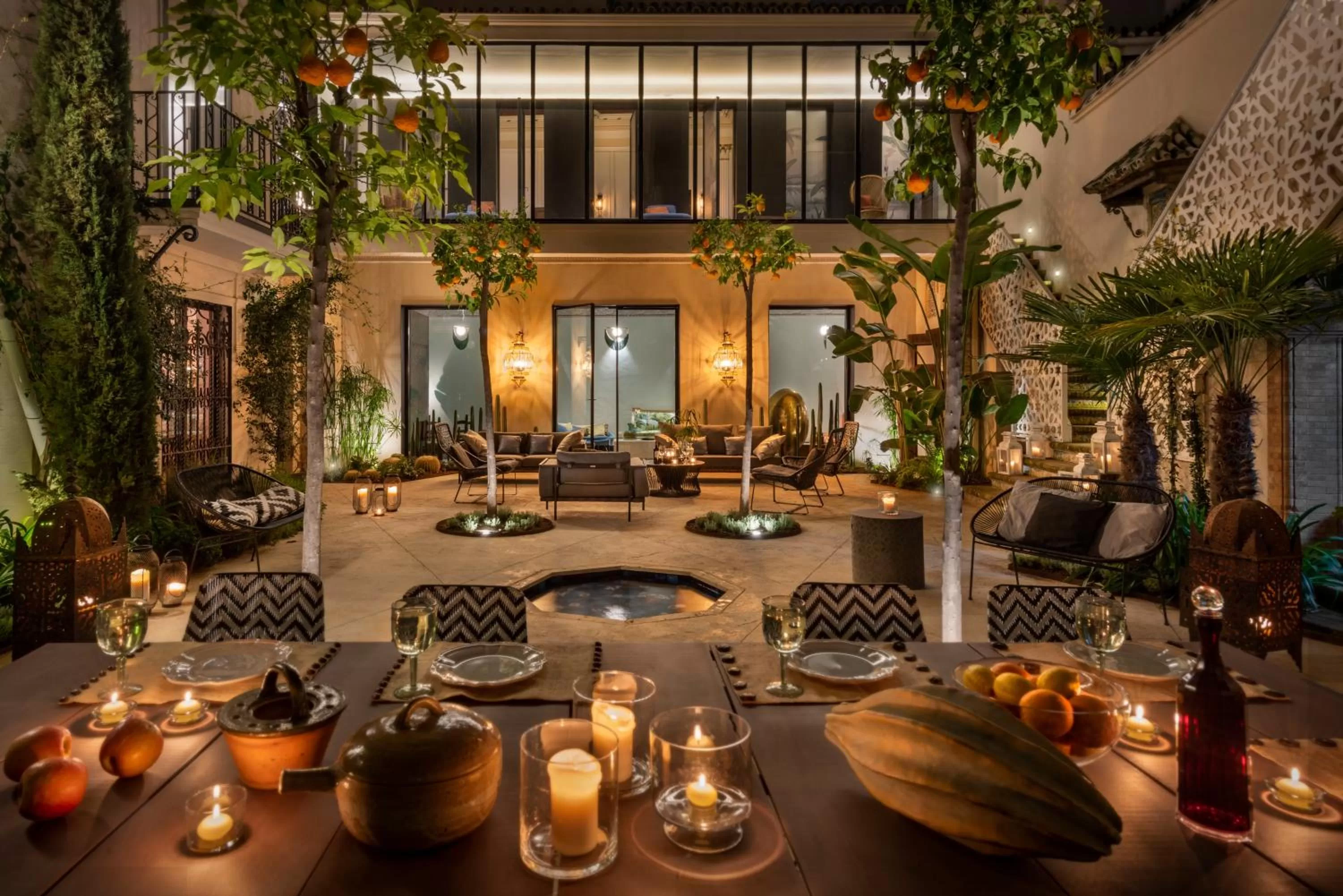 Garden view in Pájaro Rebelde