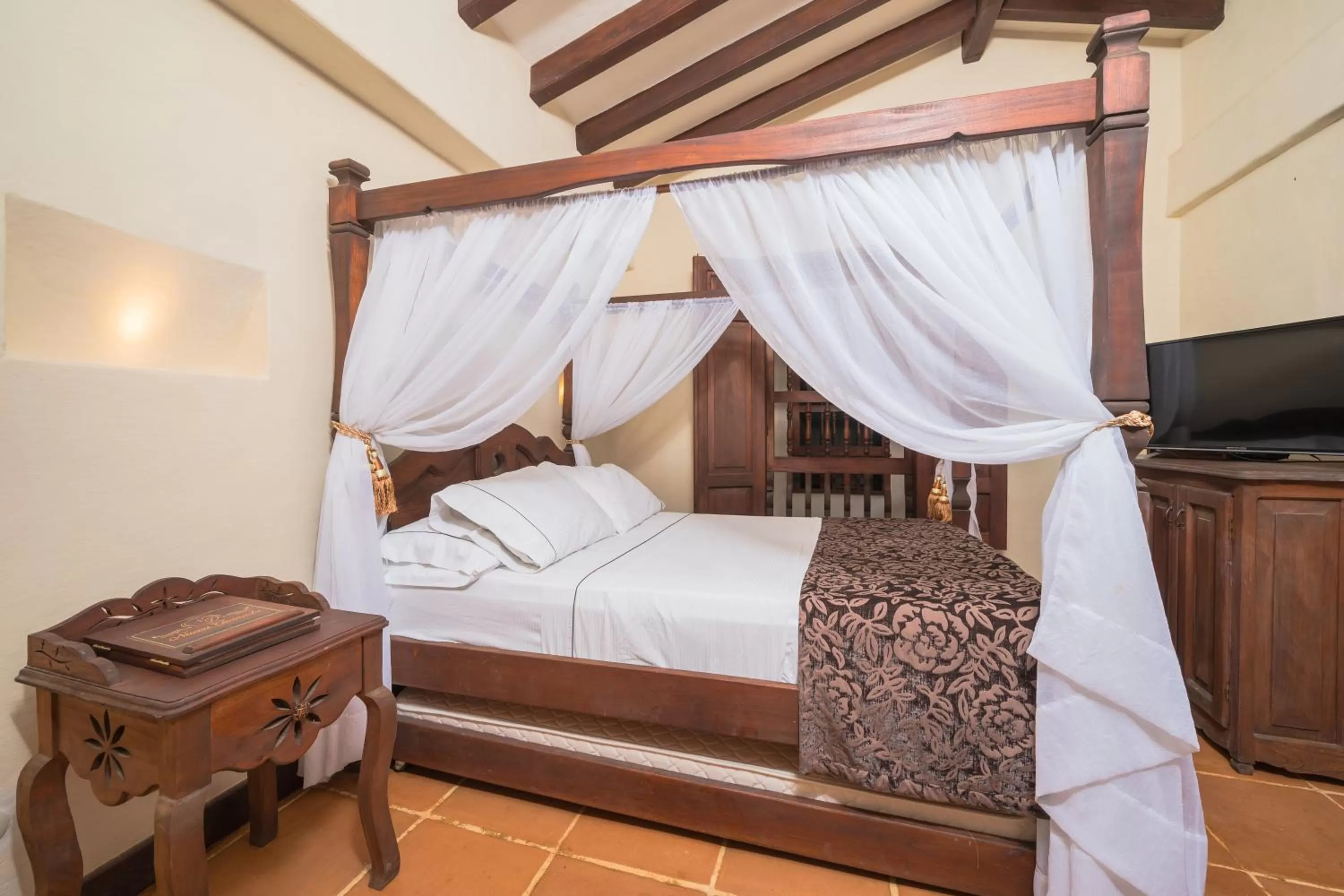 Bed in Nueva Granada Hotel Colonial -Centro Histórico-