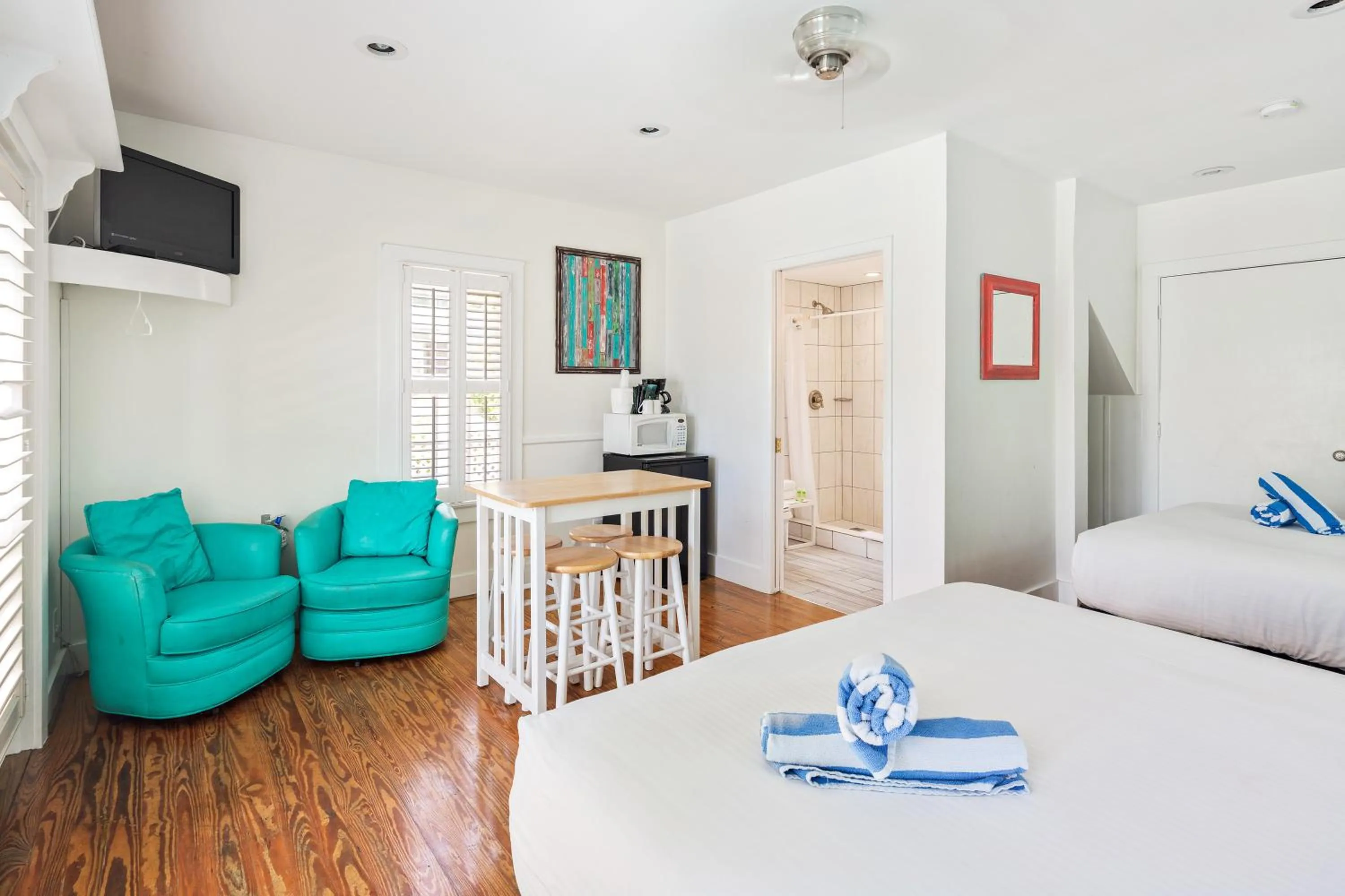 Bed in Wicker Guesthouse