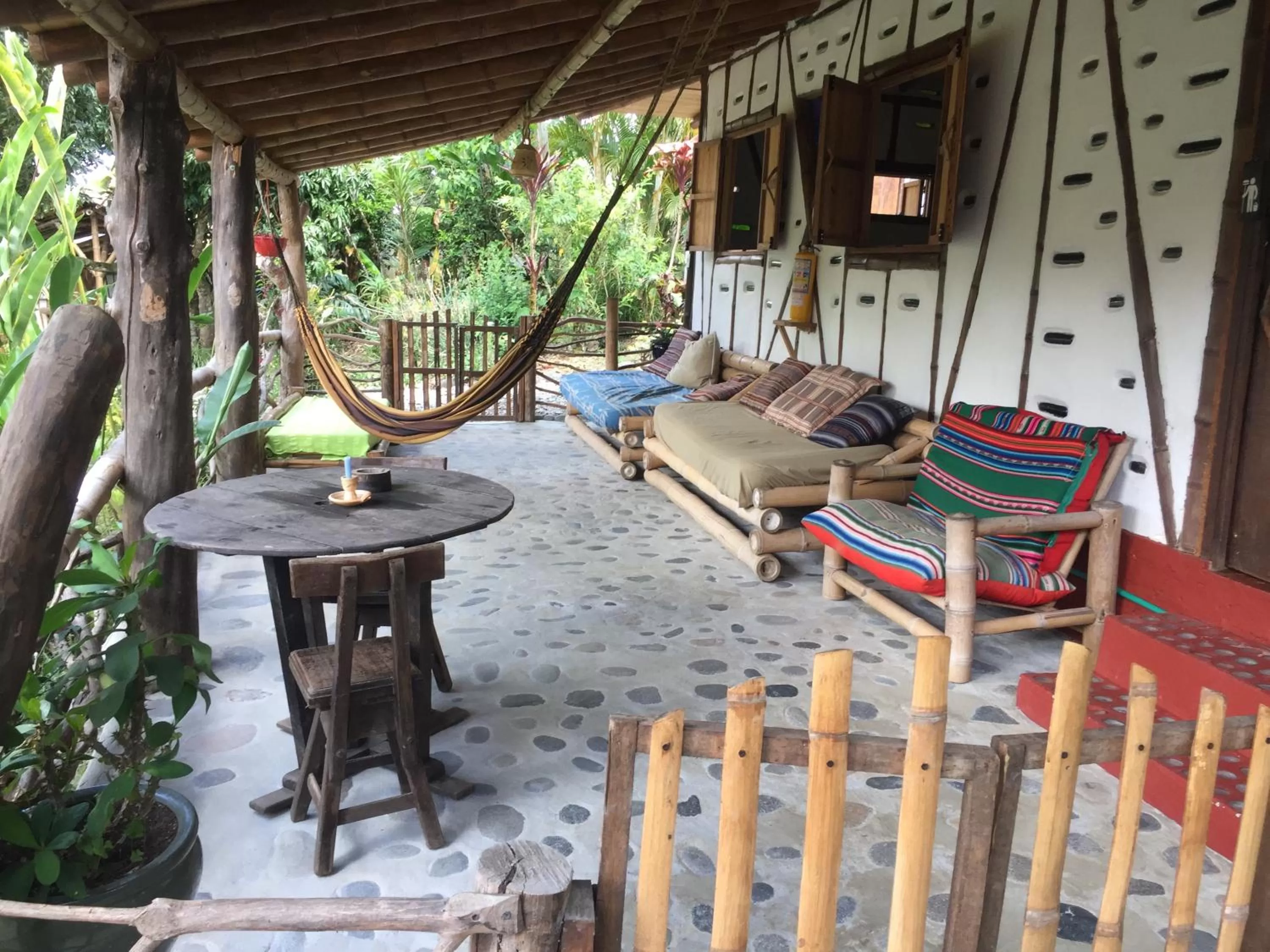 Patio in Hotel La Casa de Francois