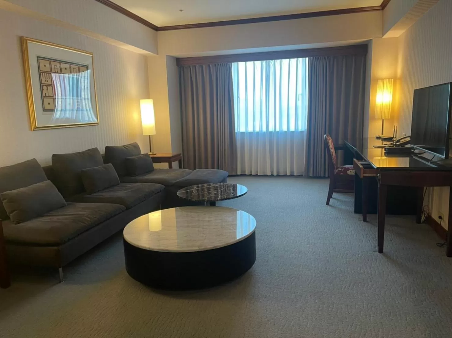 Living room in The Howard Plaza Hotel Kaohsiung