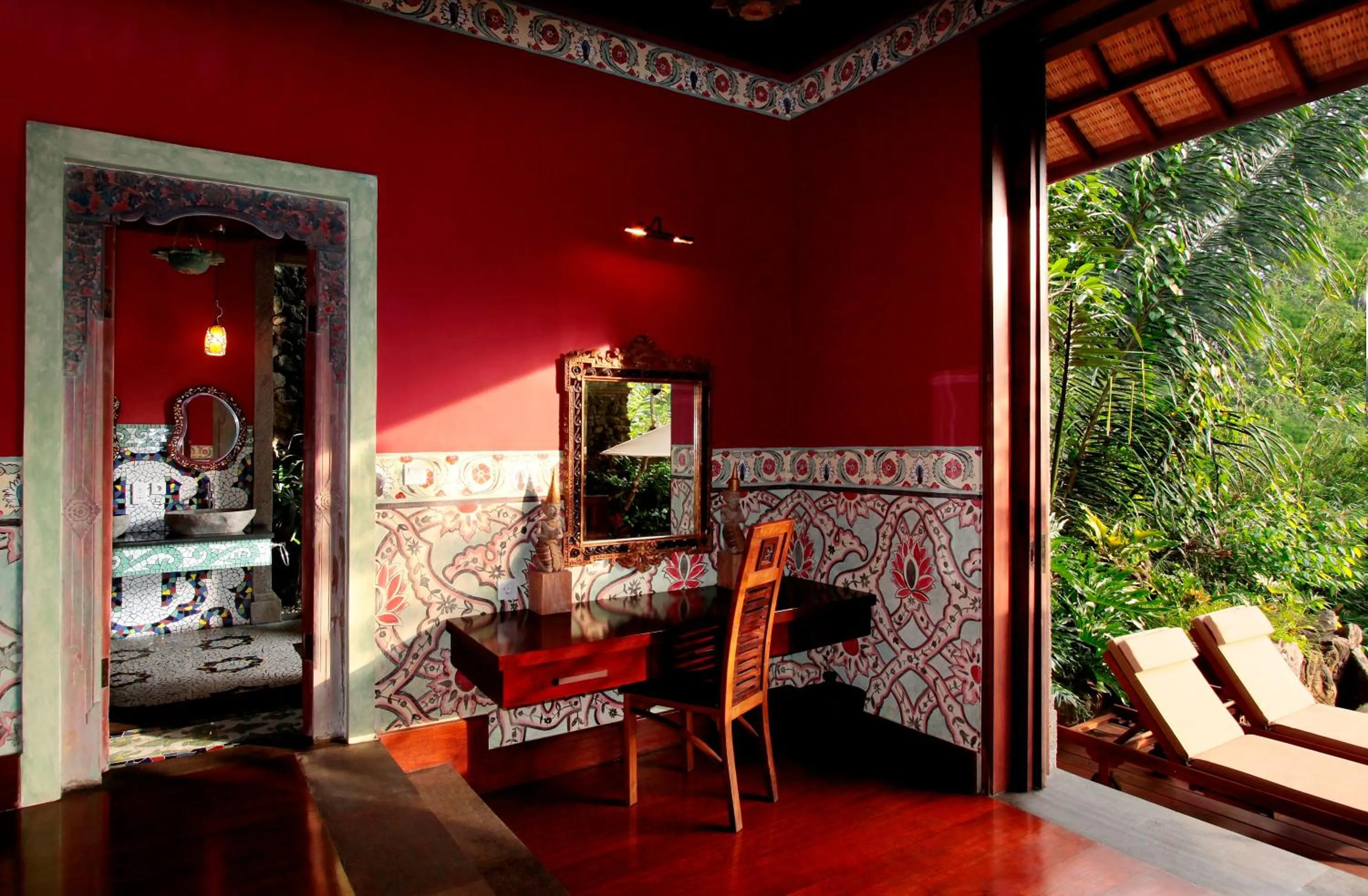 Seating area in Bidadari Private Villas & Retreat