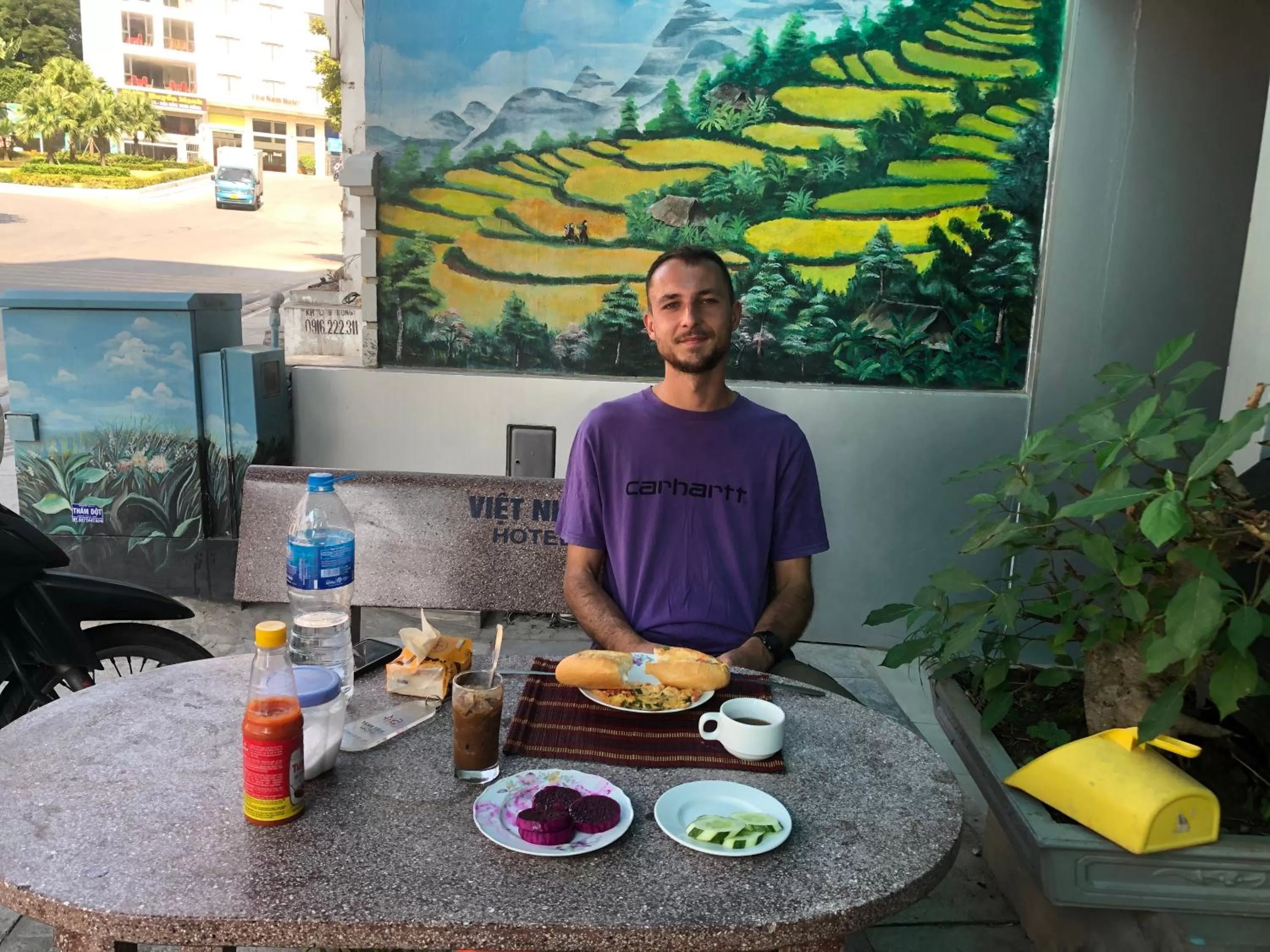 Breakfast in Viet Nhat Halong Hotel - Bai Chay