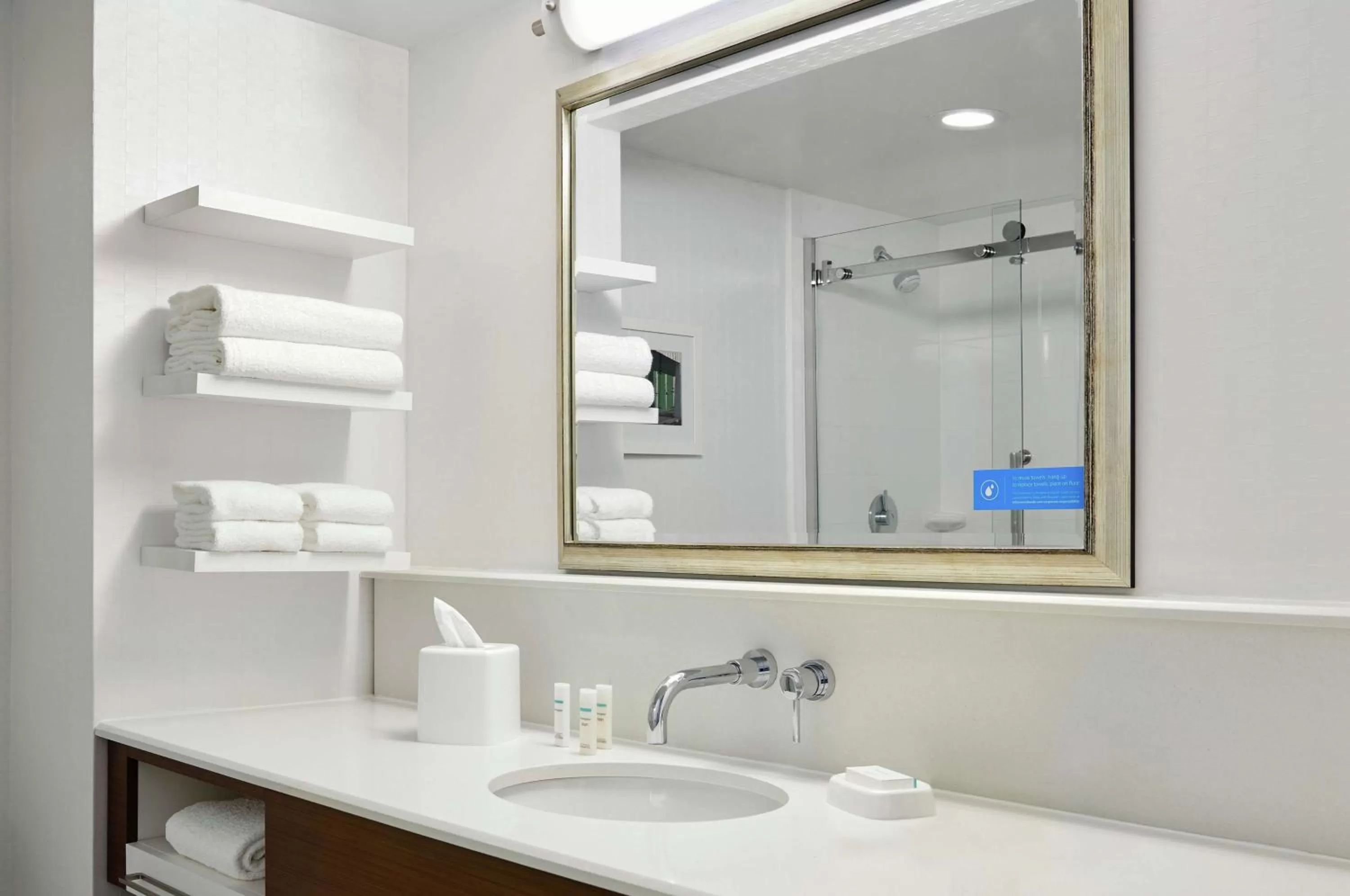 Bathroom in Hampton Inn Philadelphia/King of Prussia - Valley Forge