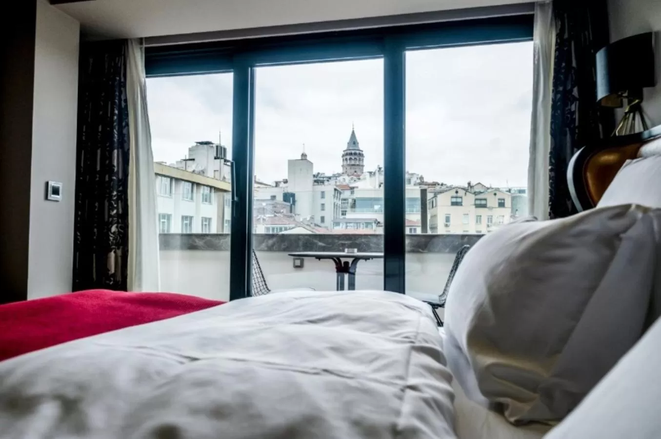 View (from property/room), Bed in Nordstern Hotel Galata
