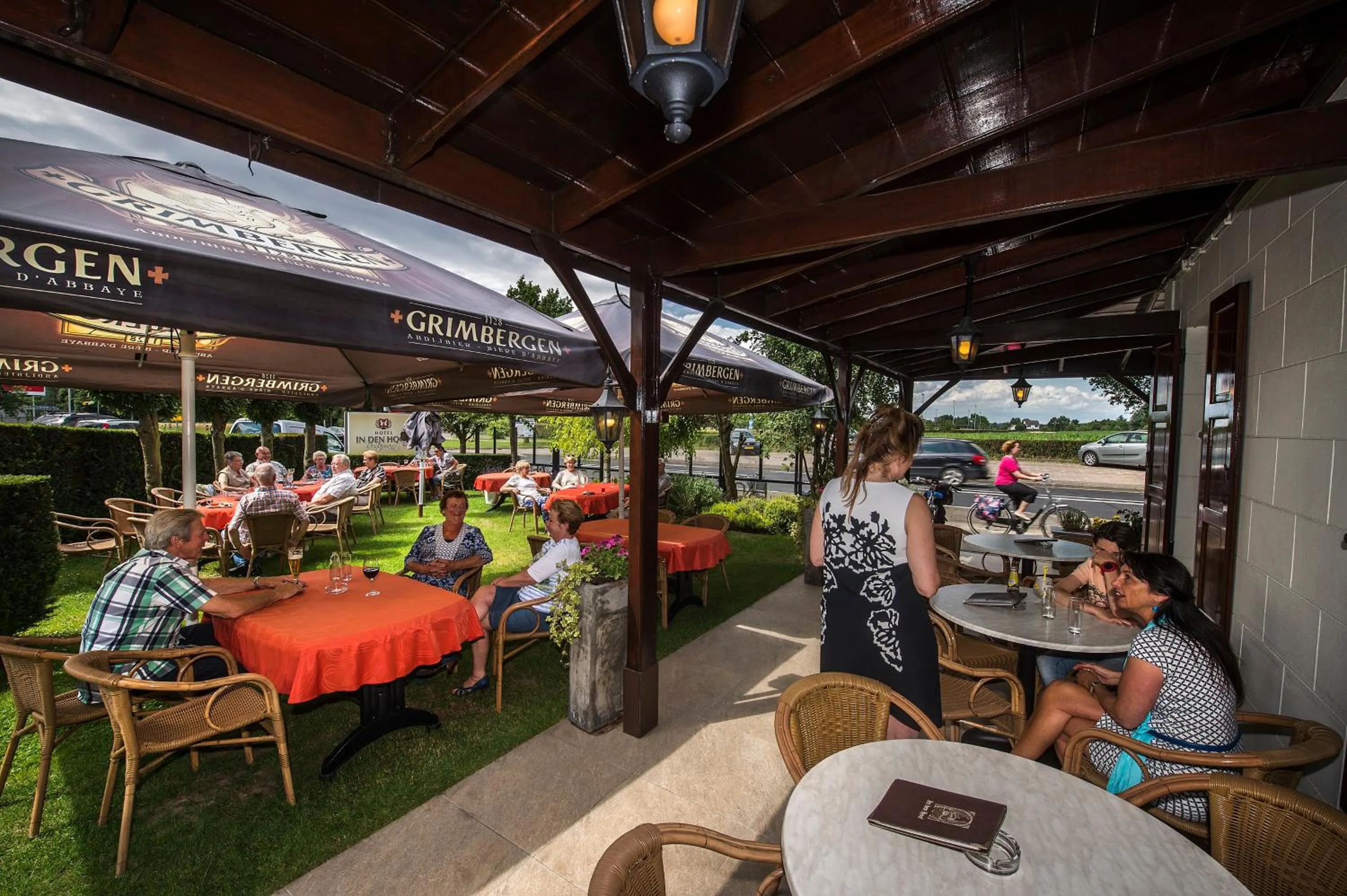 Garden in Hotel Restaurant in den Hoof