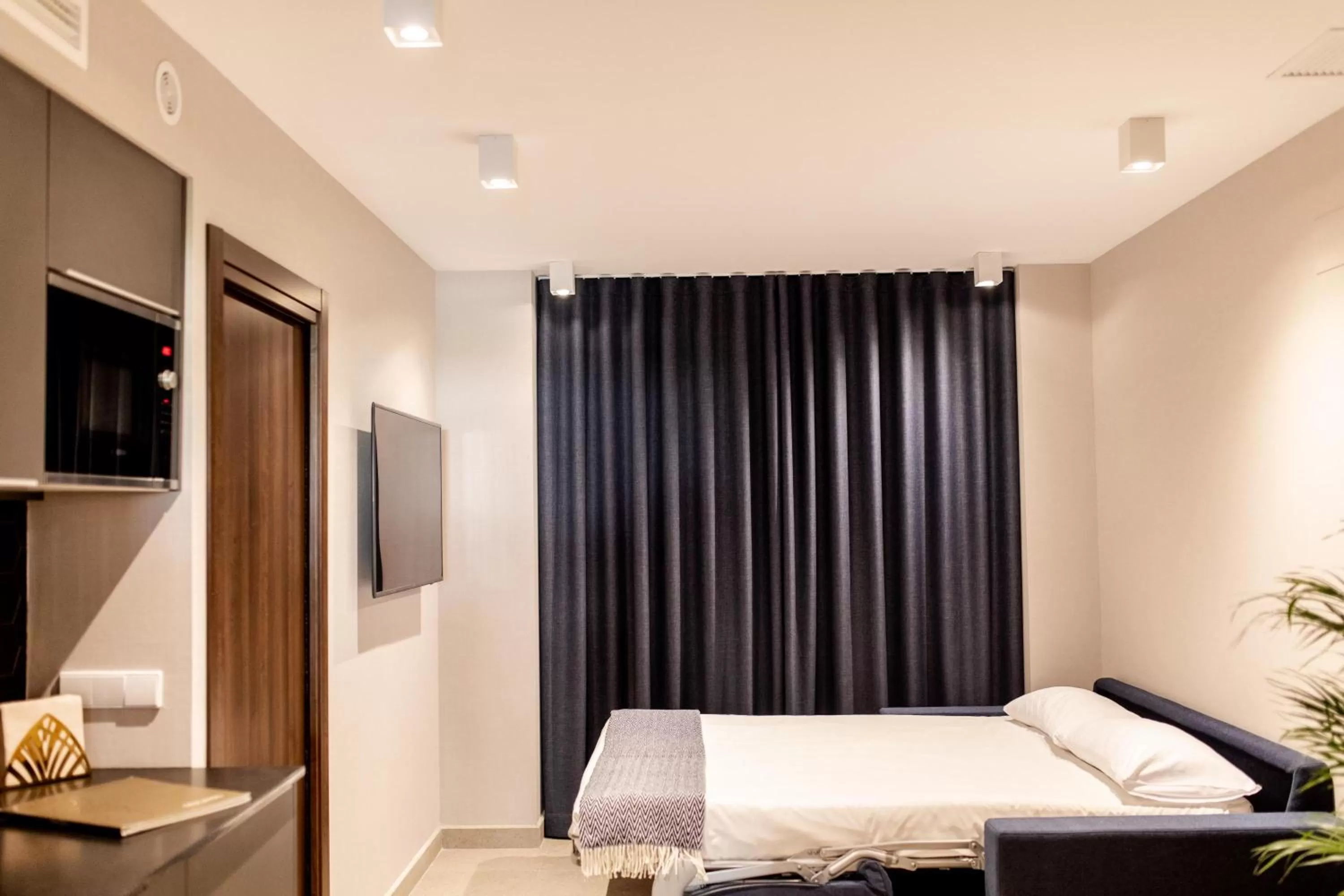 Kitchen or kitchenette, Bed in Ramirez Flats Valencia