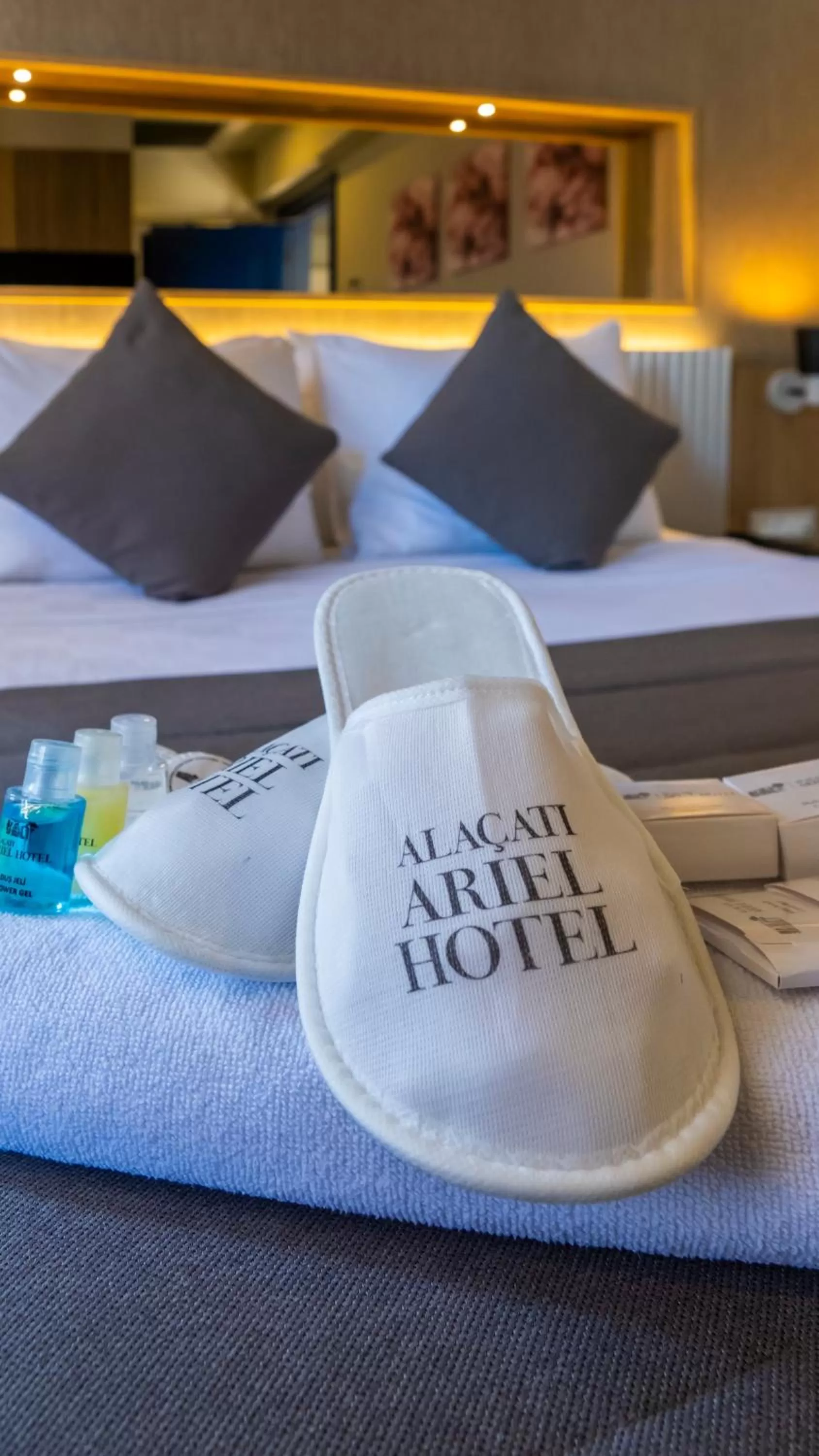 Bed in Ariel Hotel Alaçatı