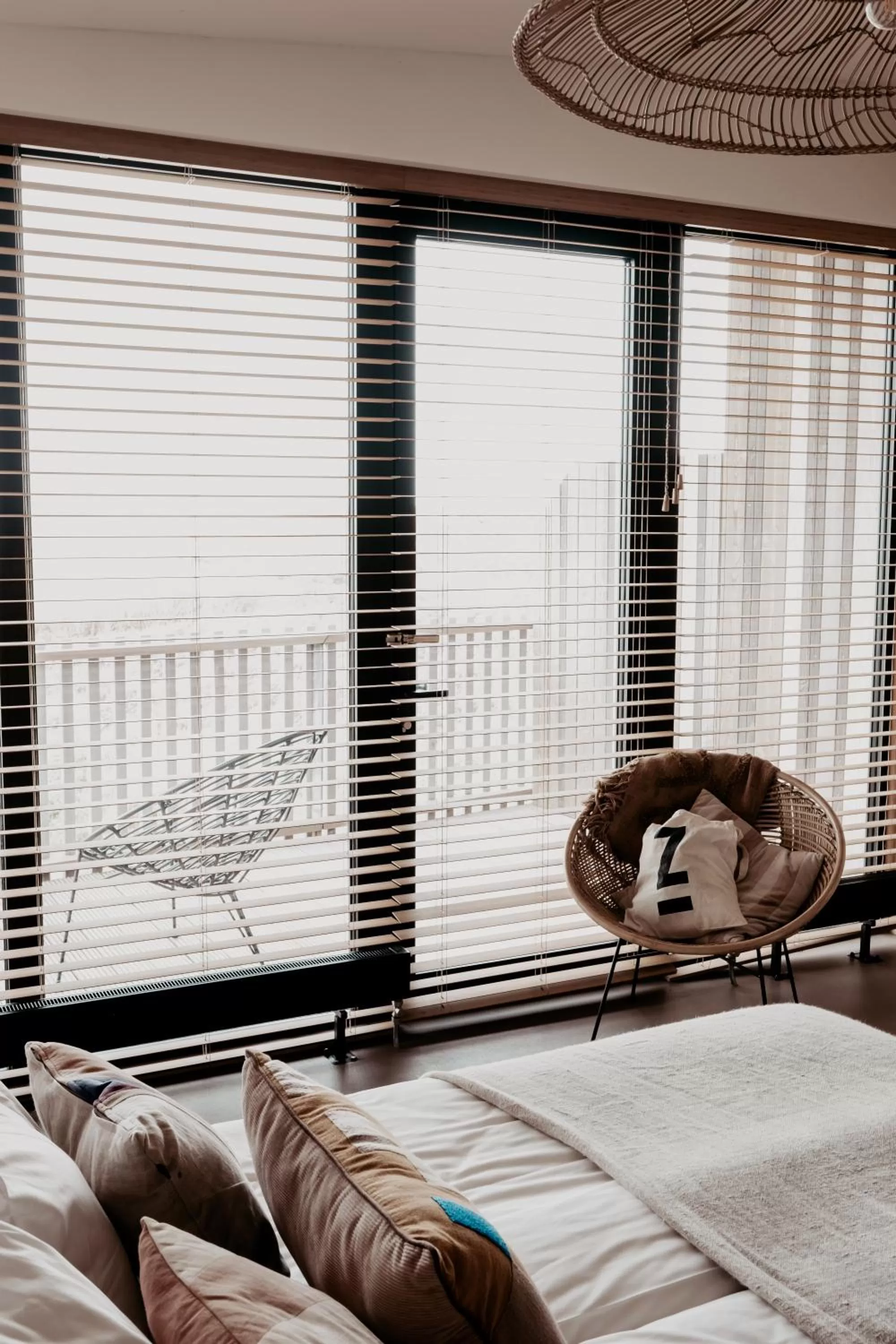 Seating area, Bed in Strandhotel Zoomers