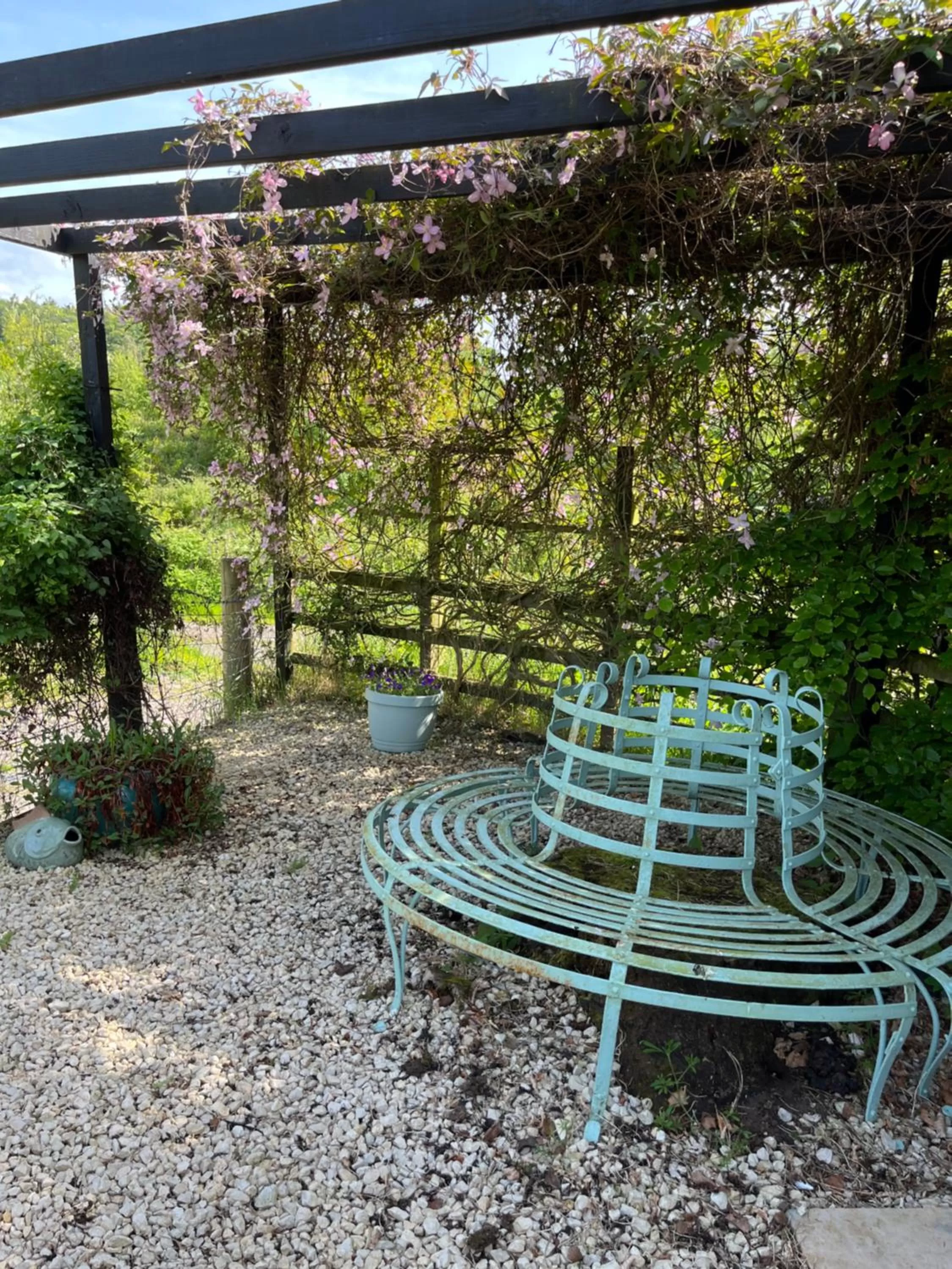Garden view in Retreat at The Knowe Auchincruive Estate