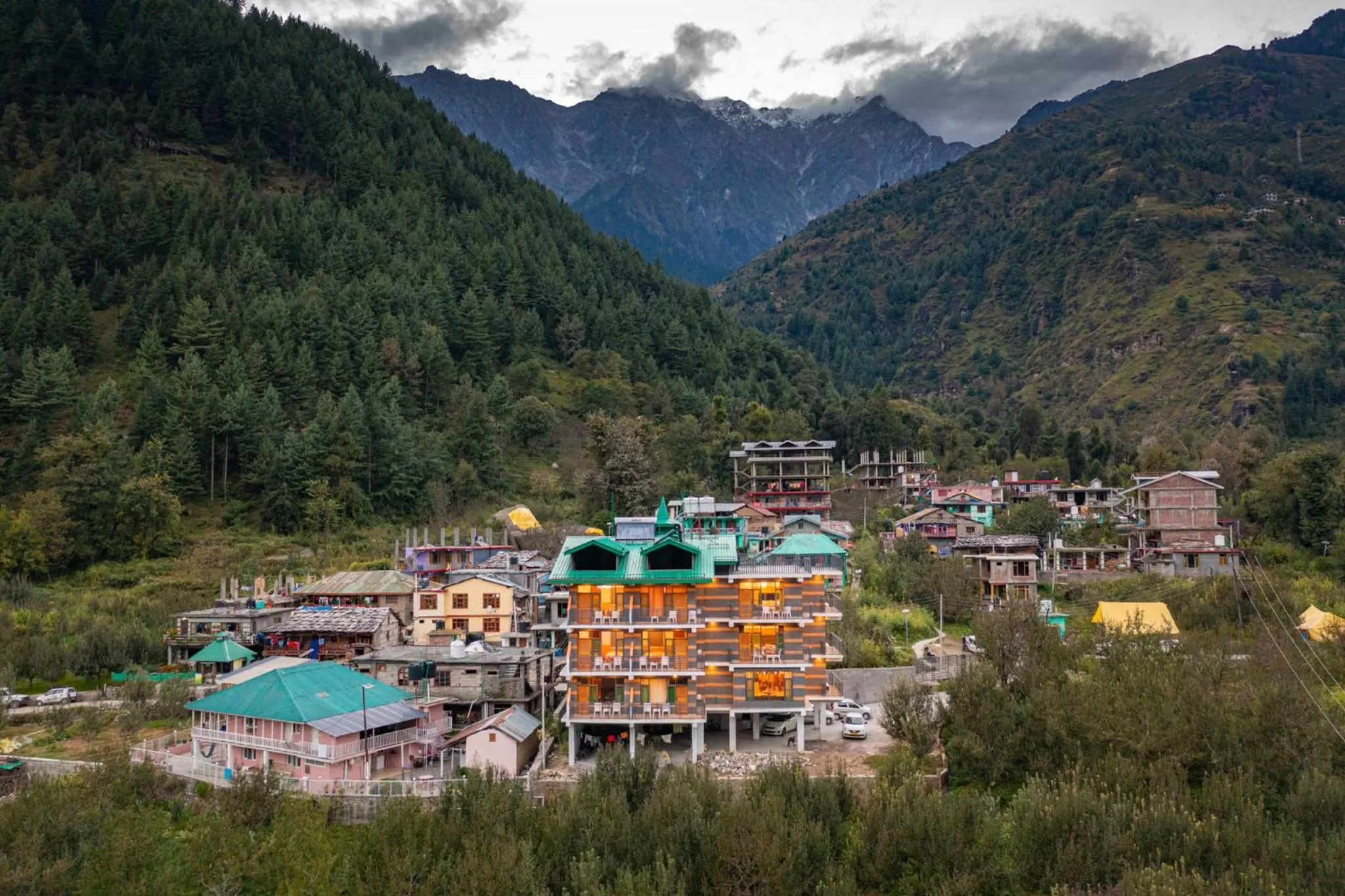 Property building, Bird's-eye View in The 14 Gables, A Boutique Stay