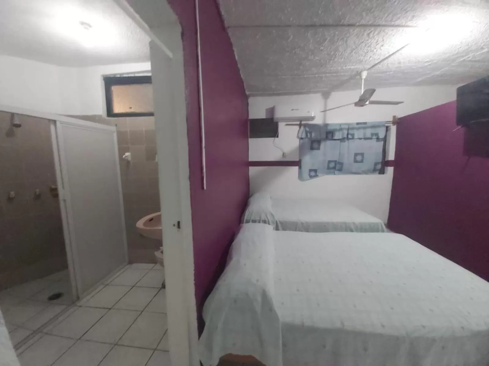 Bed in Hotel Ayalamar Manzanillo