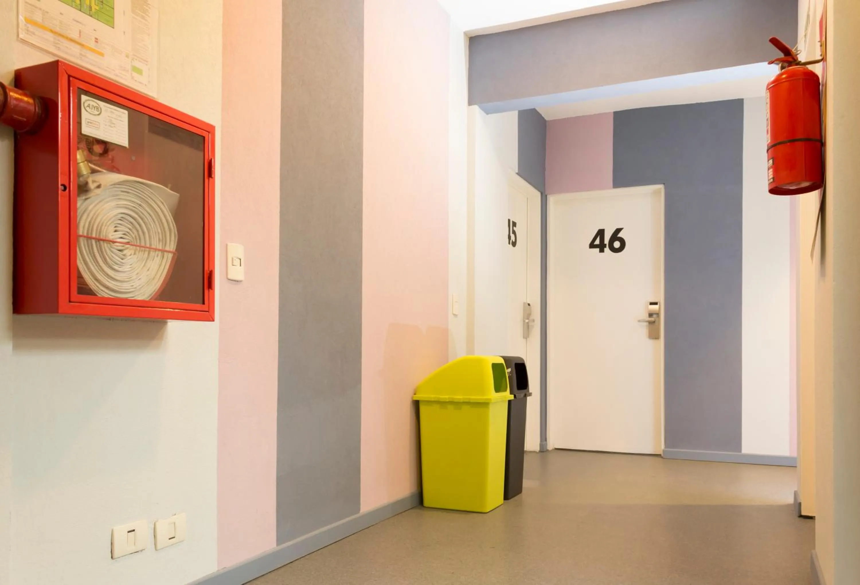 Decorative detail in Circus Hostel