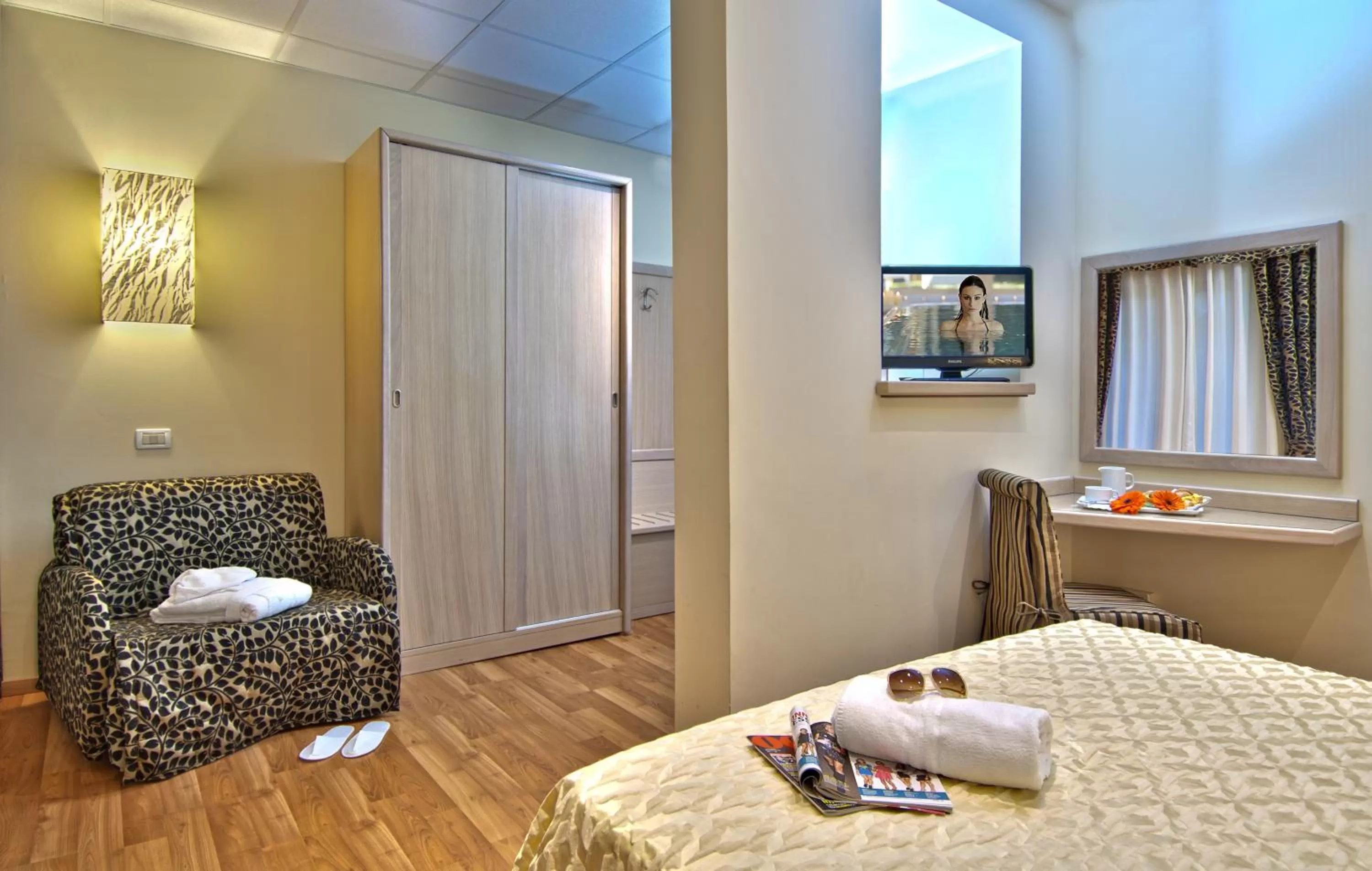 Bed in Hotel Eliseo Terme