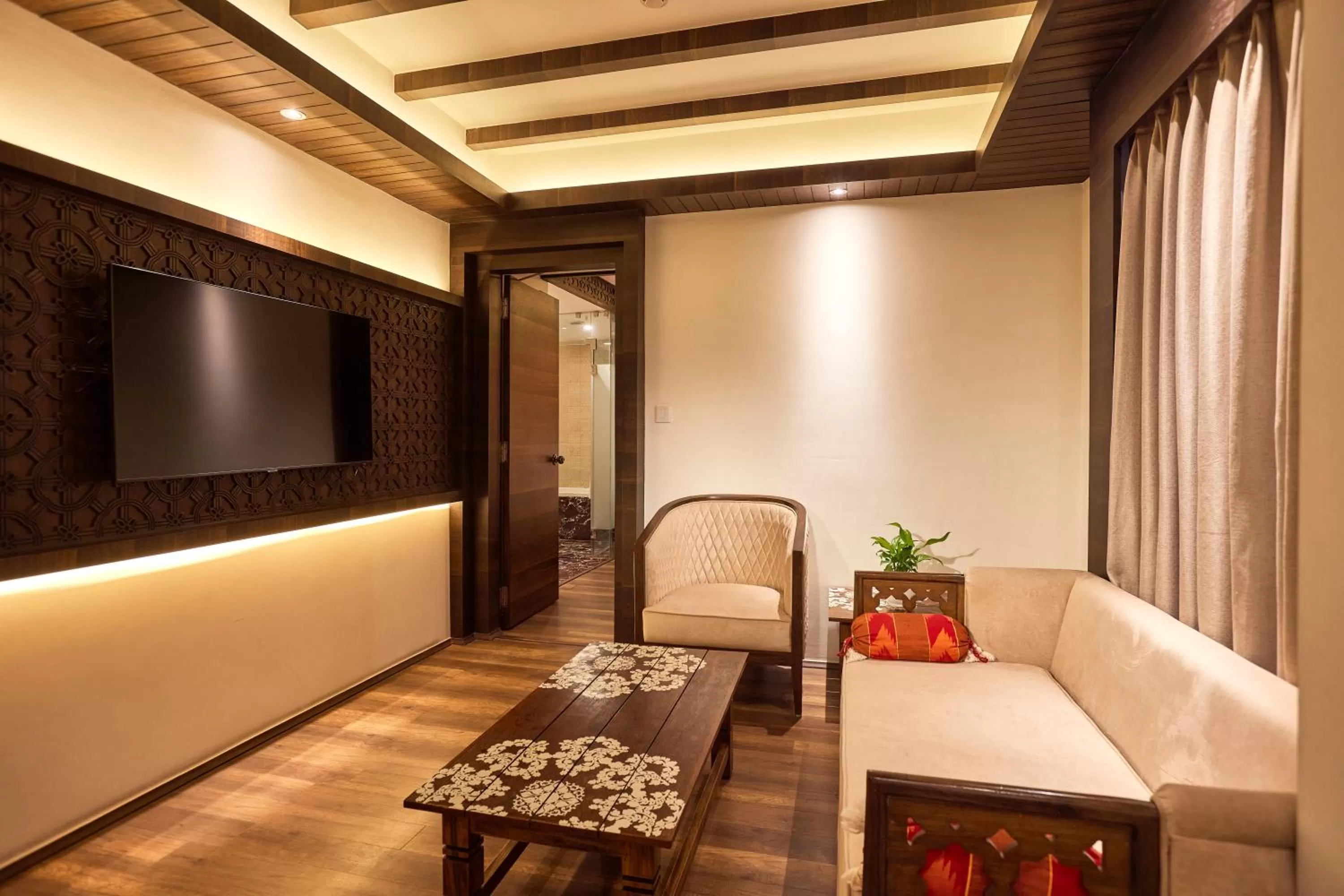 Seating area in Kantipur Village