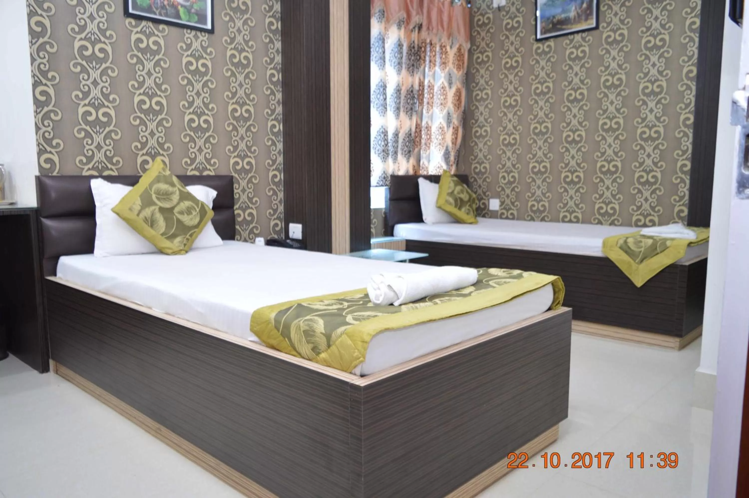 Bed in Hotel Biswanath