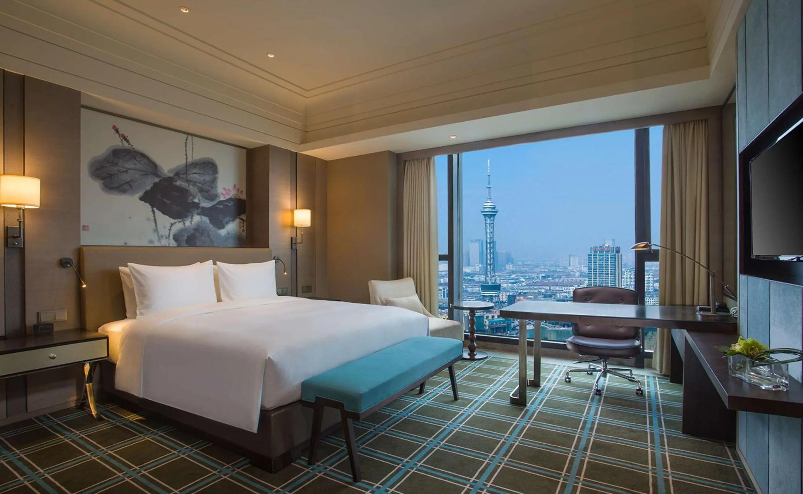 Bed in Hilton Changzhou