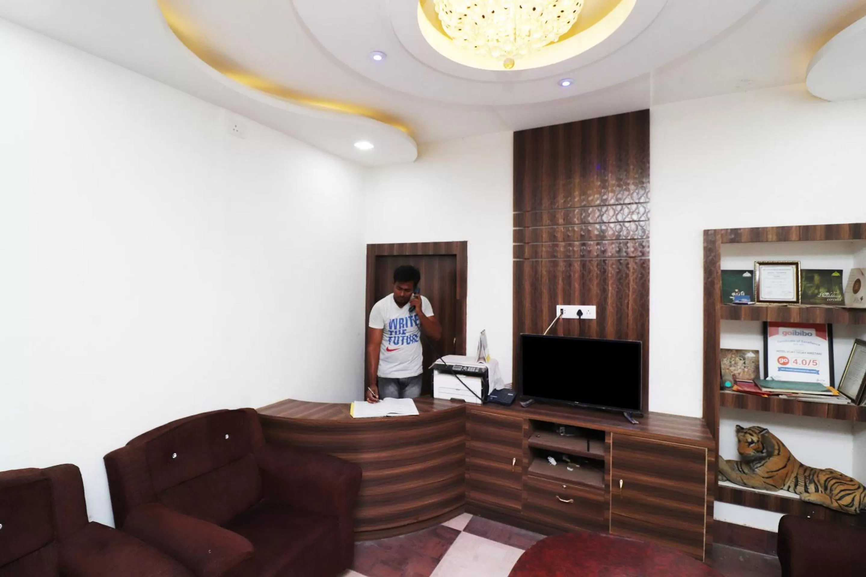 Lobby or reception in Hotel Vijay