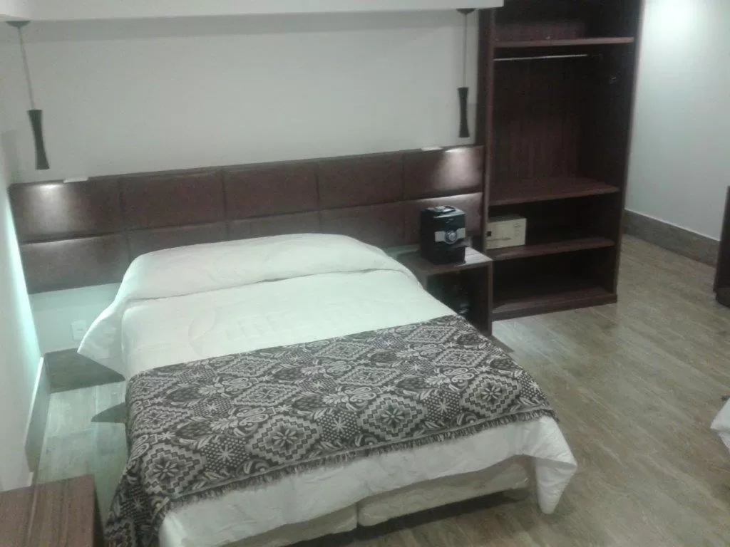Bed in Hotel Leiria
