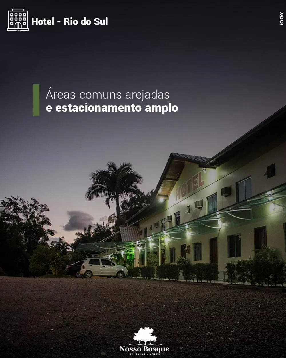 Property building in Hotel Nosso Bosque