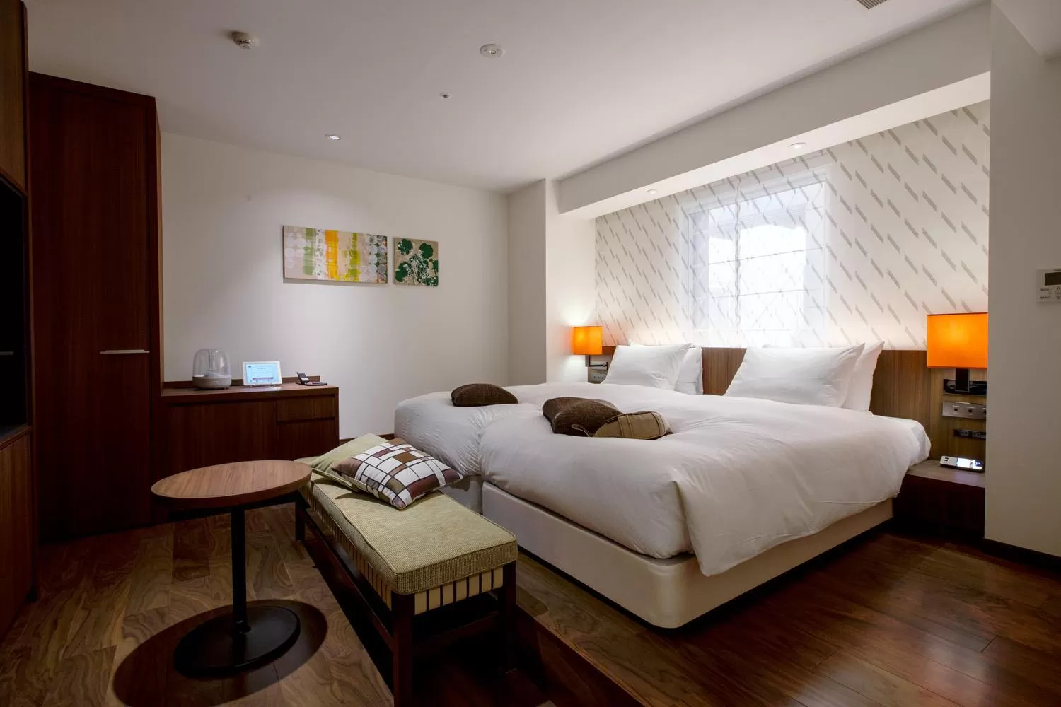 Bed in HOTEL FORZA HAKATAEKI CHIKUSHI-GUCHI Ⅰ