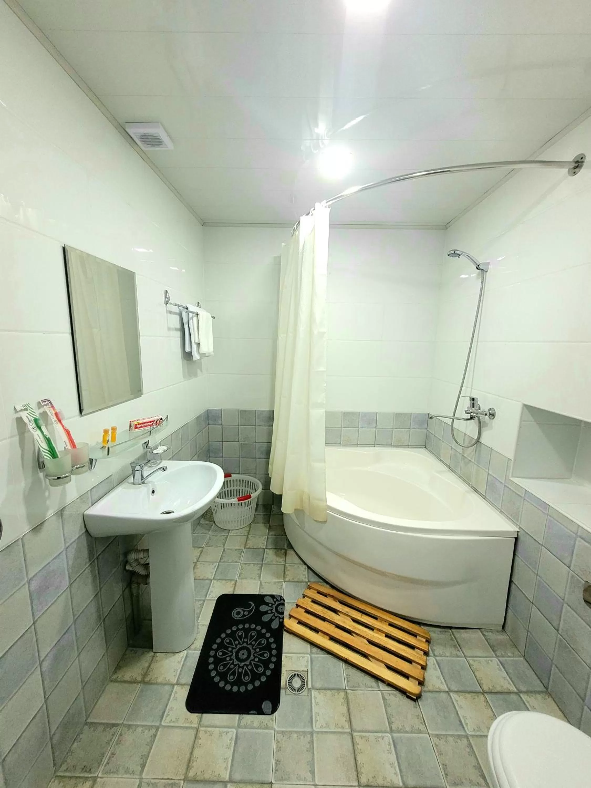 Bathroom in madrasah Polvon-Qori boutique hotel