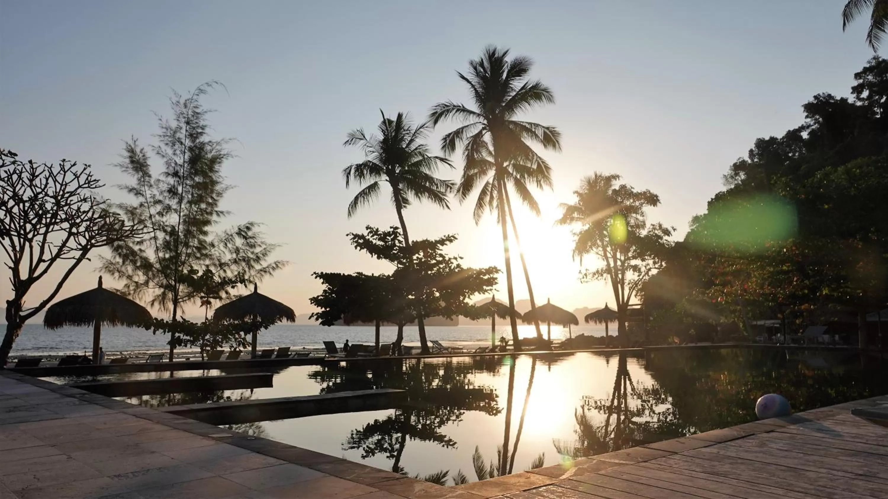 Swimming pool in Thanya Beach Resort - SHA Plus