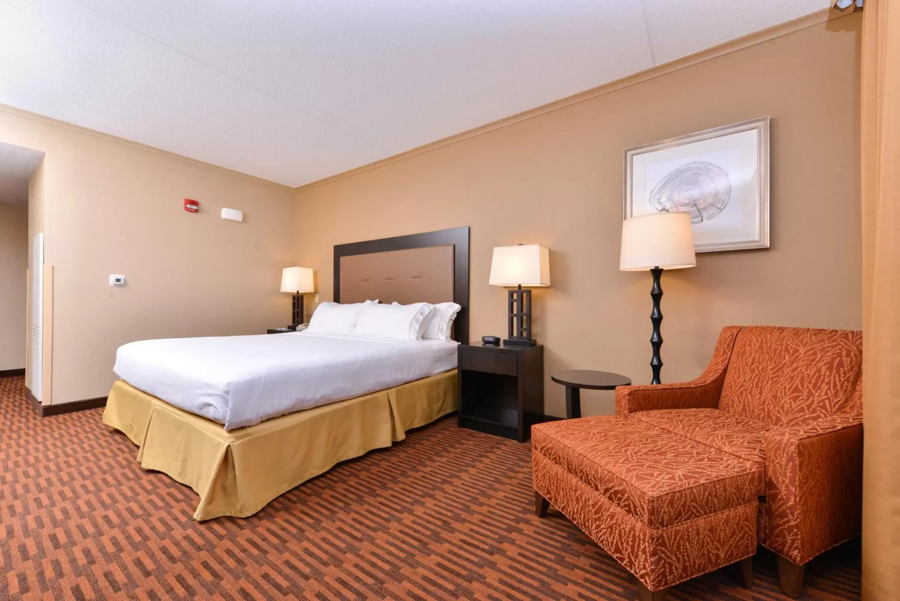 Standard King Room with Walk-In Shower in Holiday Inn Express Breezewood by IHG Standard King Room with Walk-In Shower in Holiday Inn Express Breezewood by IHG