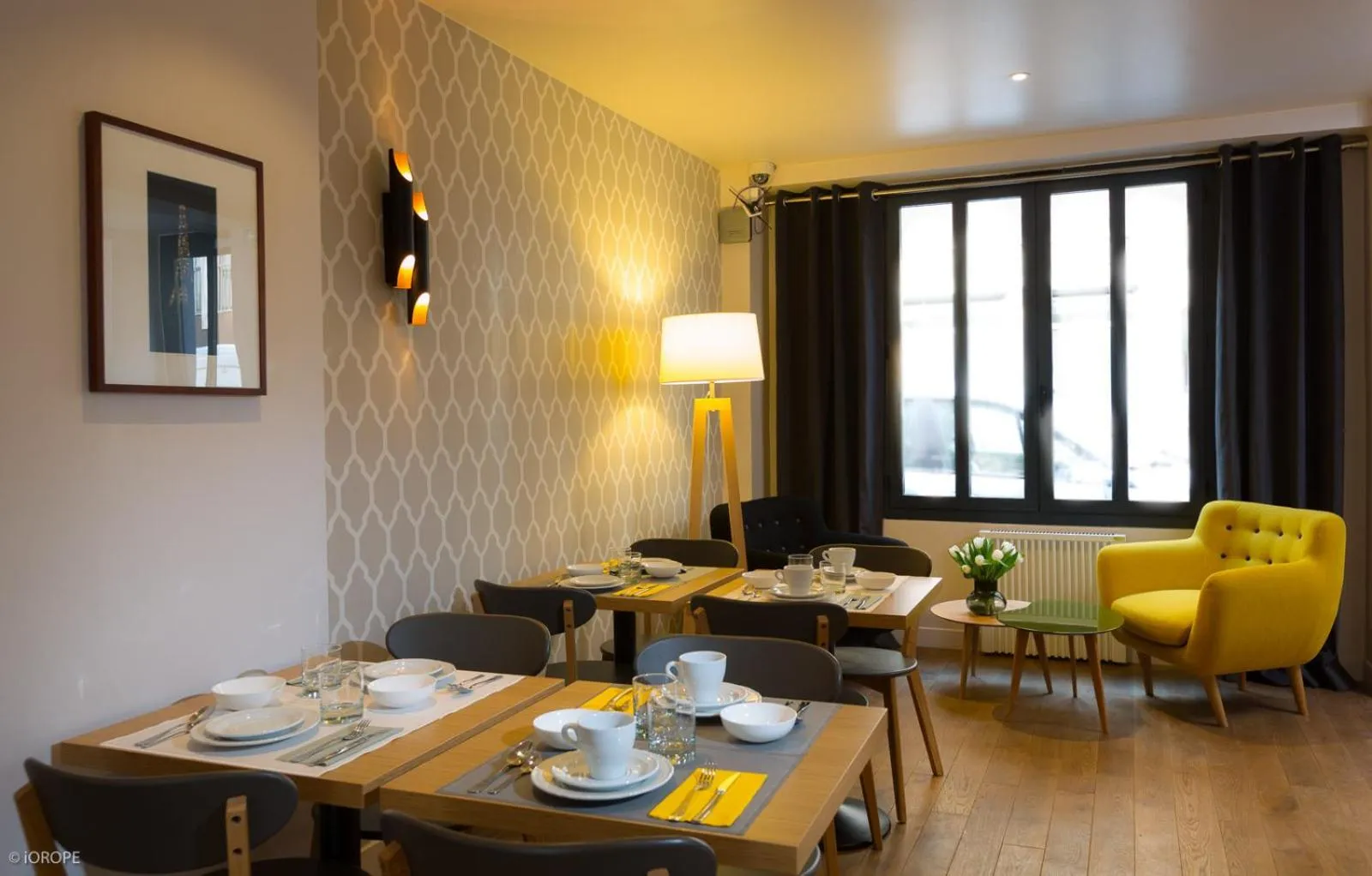 Restaurant/places to eat in Hotel Mirabeau Eiffel