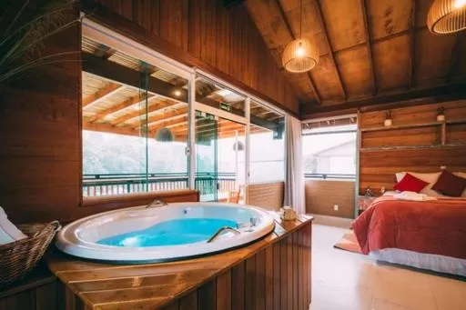 Hot Tub in Pousada Trem Chic