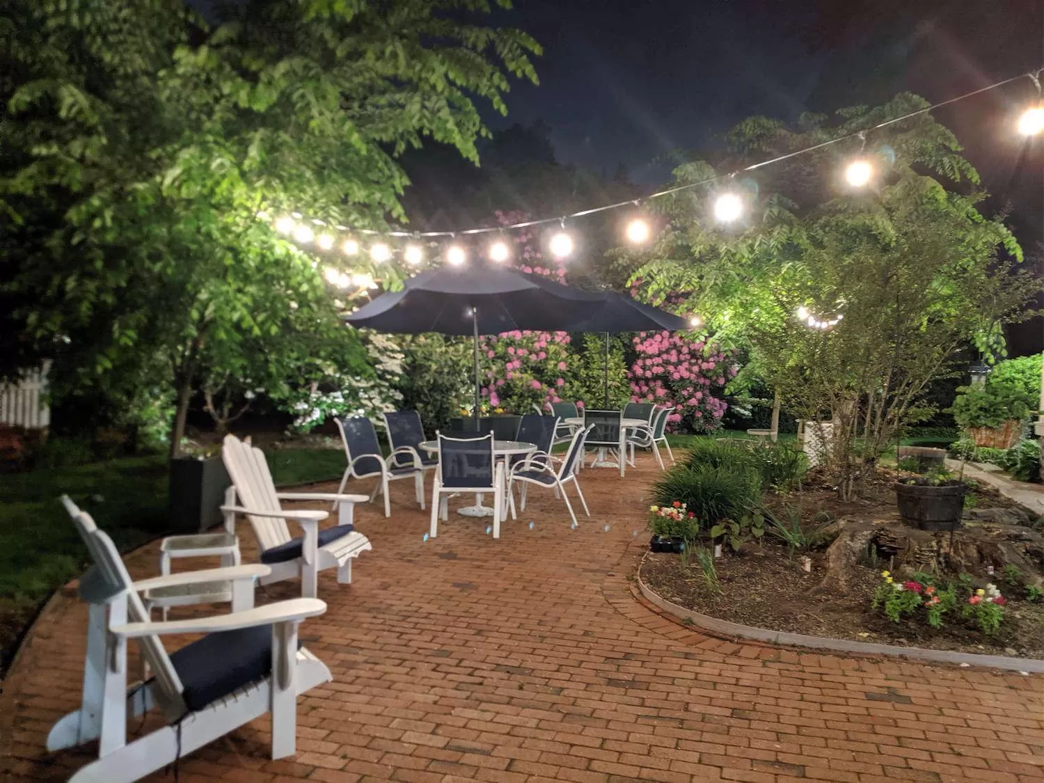 Patio in Stanton House Inn