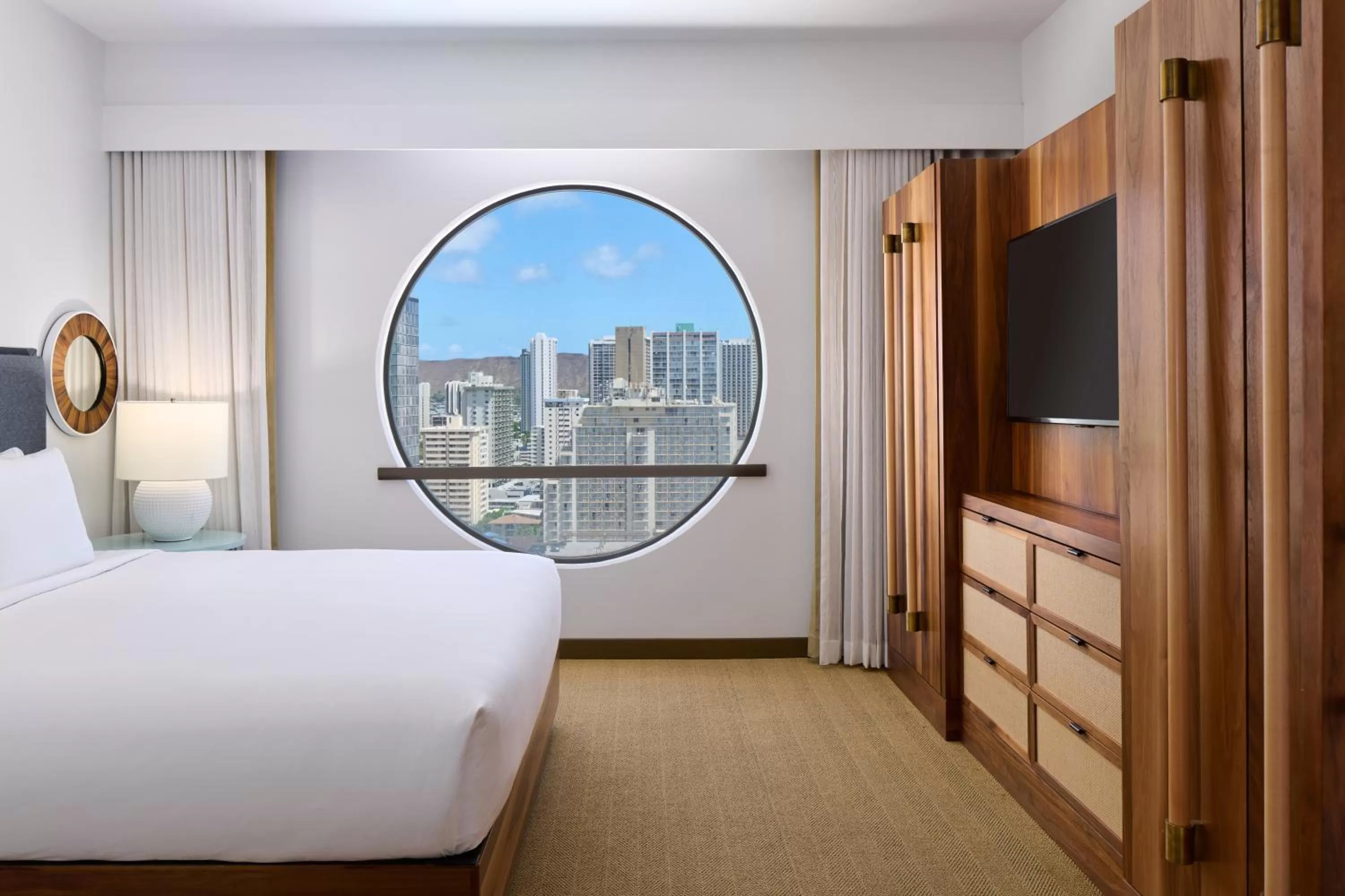 Bed in Hyatt Centric Waikiki Beach