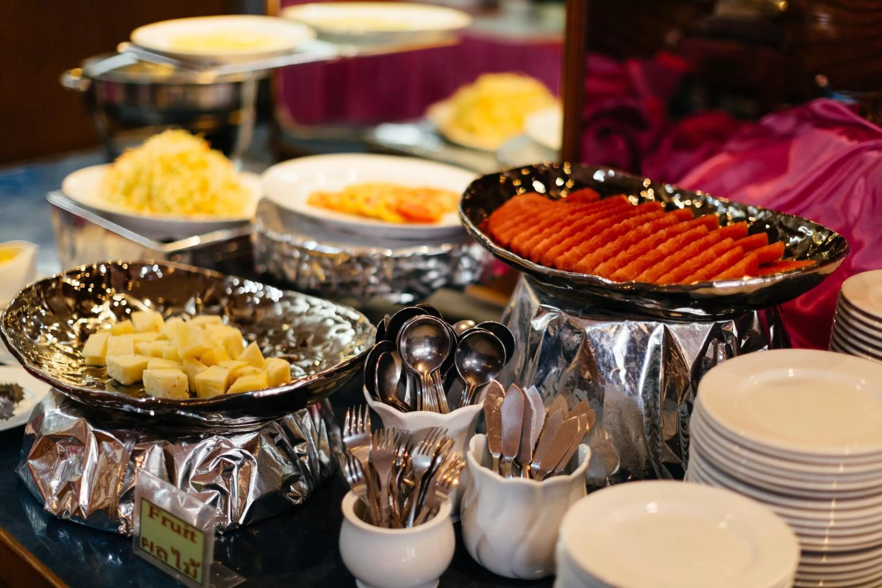 Food and drinks in Thipurai Beach Hotel