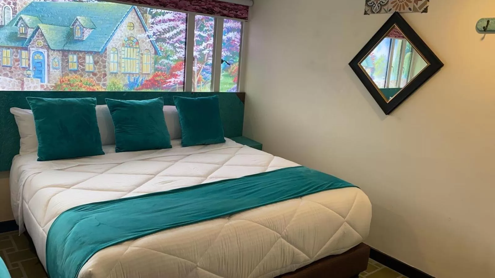 Bed in Hotel Casa Antigua