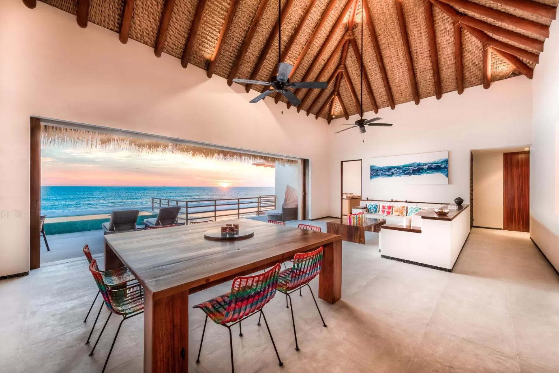 Dining Area in Marea Beachfront Villas