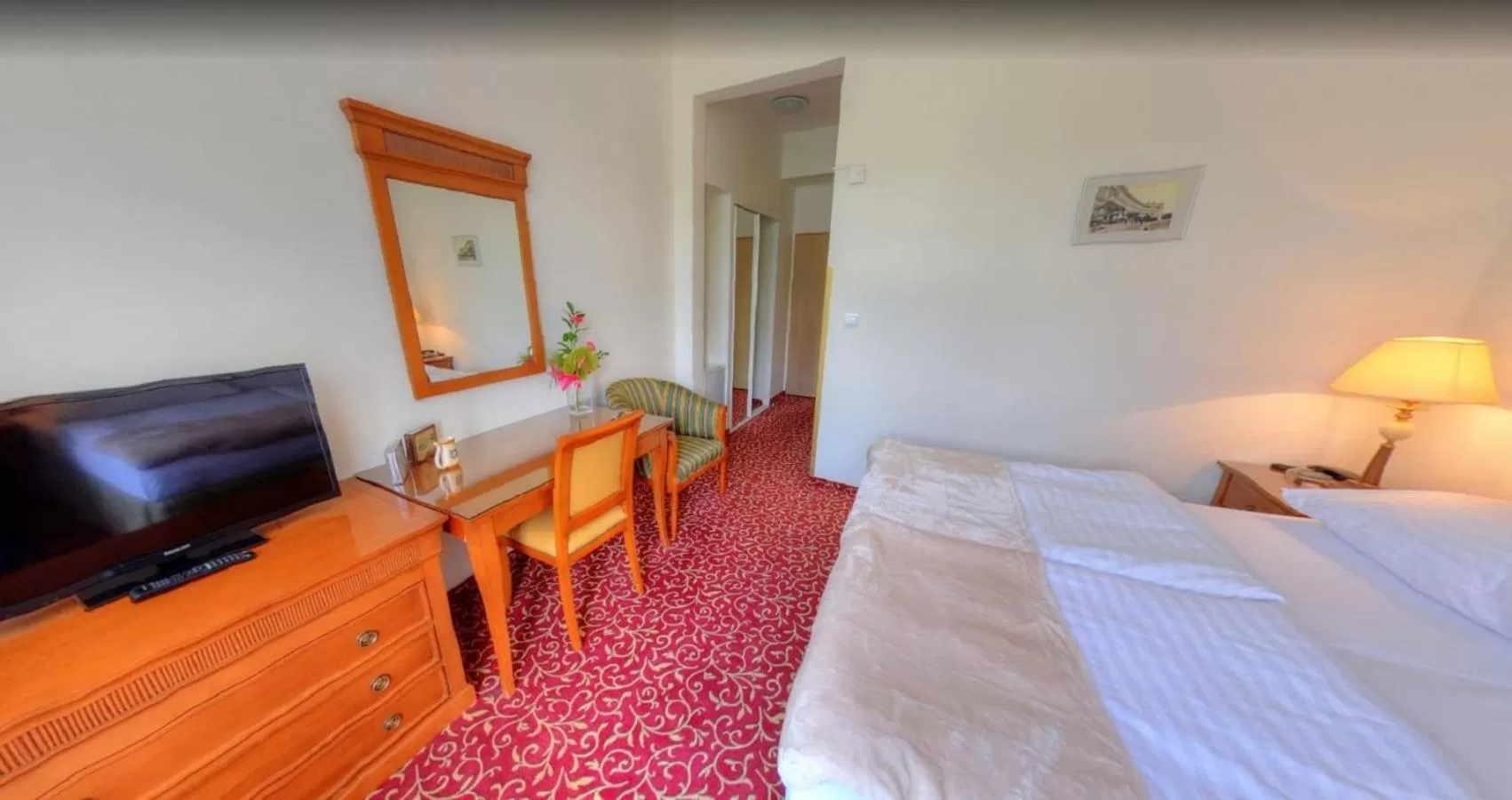 Photo of the whole room, Bed in Romania